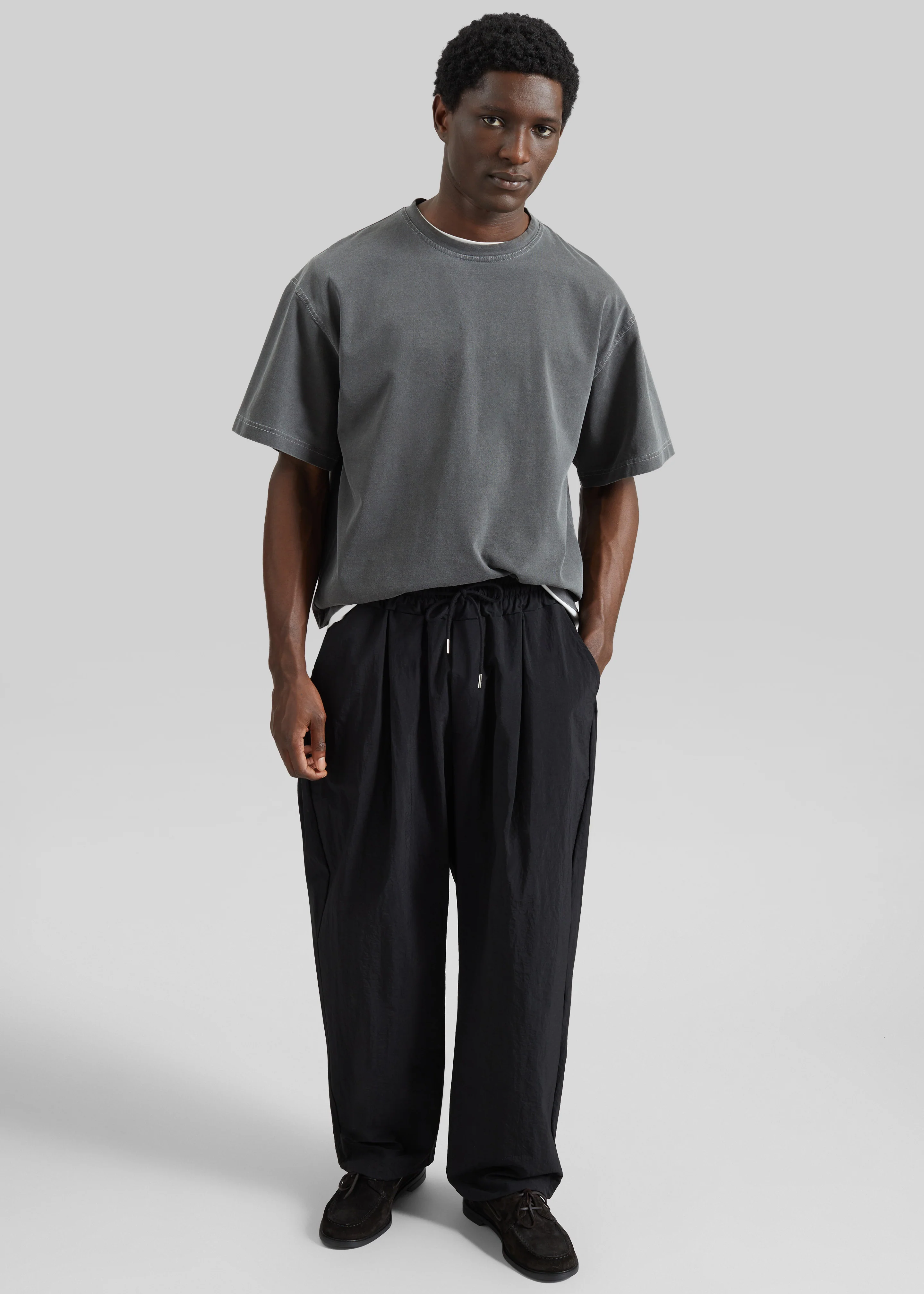 Belem Drawstring Pants - Black - Image 4