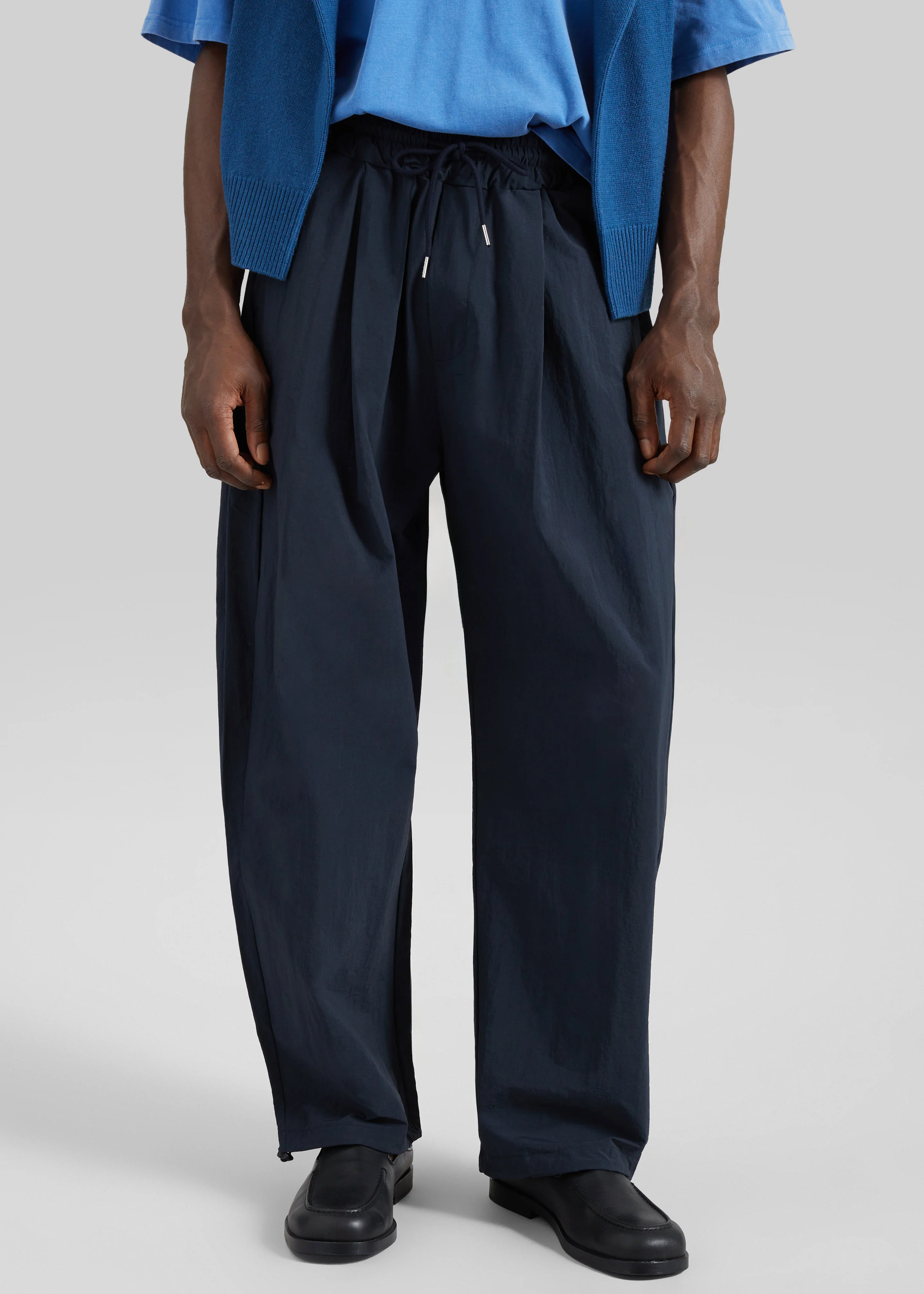 Belem Drawstring Pants - Navy - Image 2