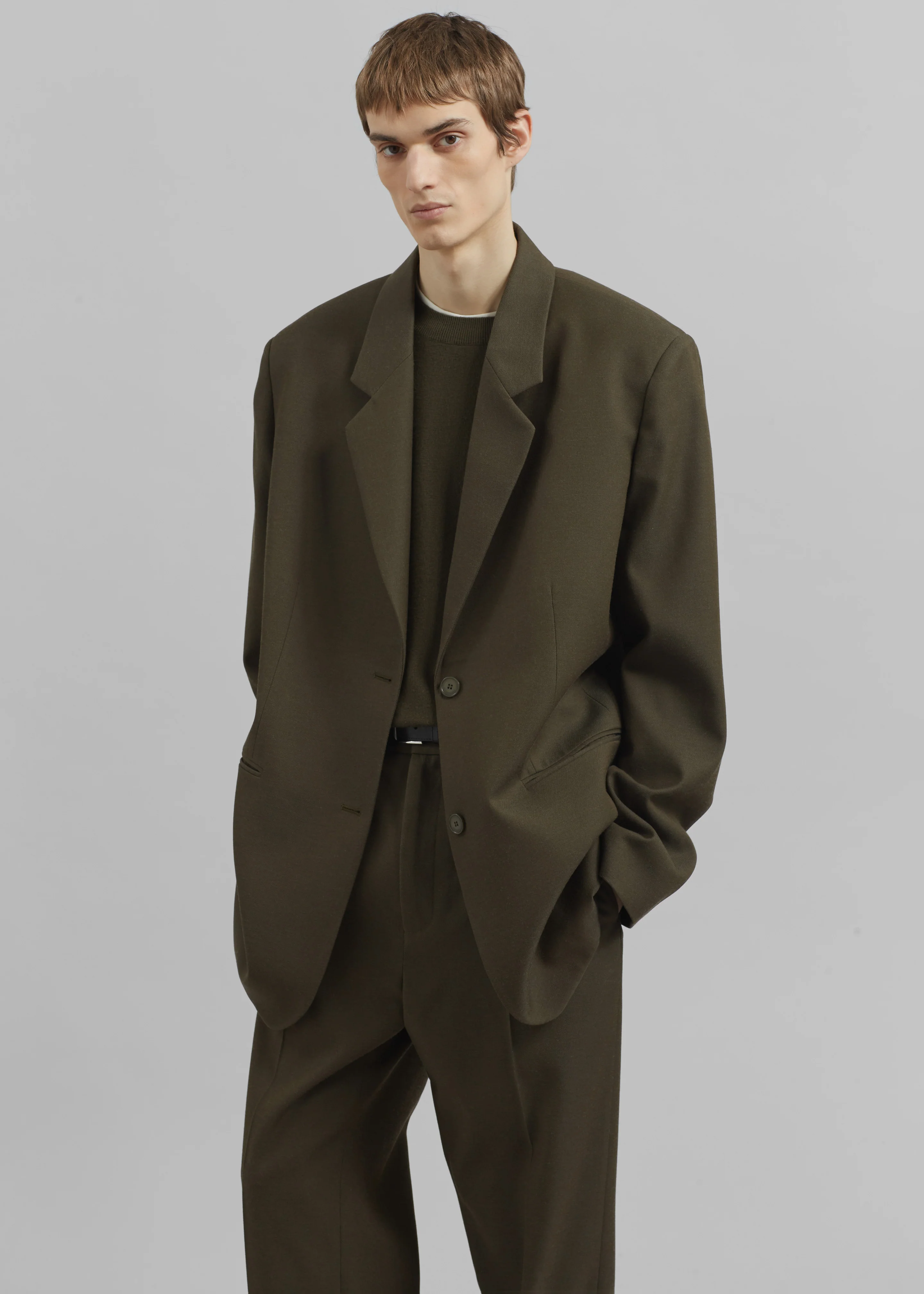 Belgrave Blazer - Army Green - Image 7