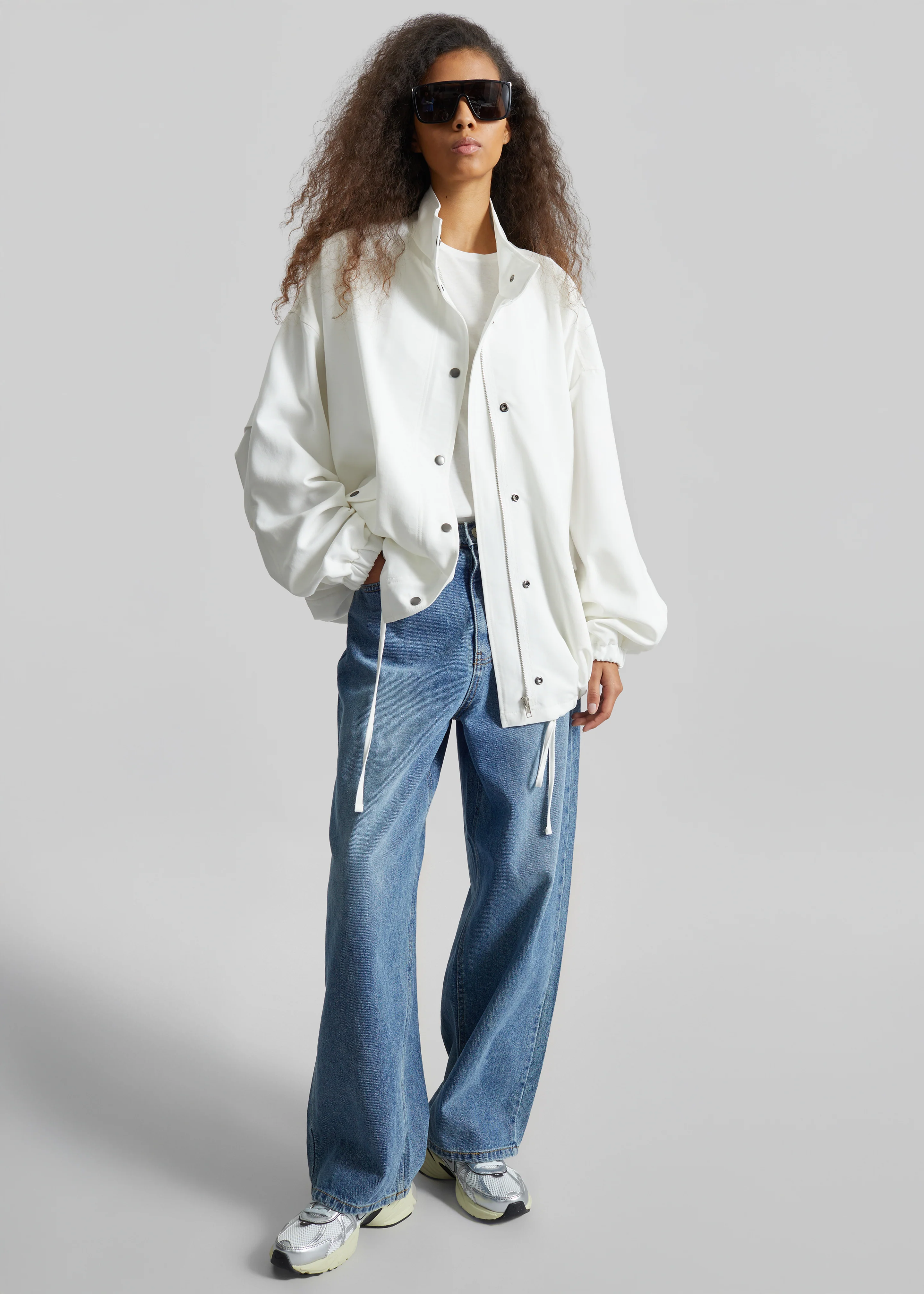 Bellona Blouson Jacket - White - Image 2