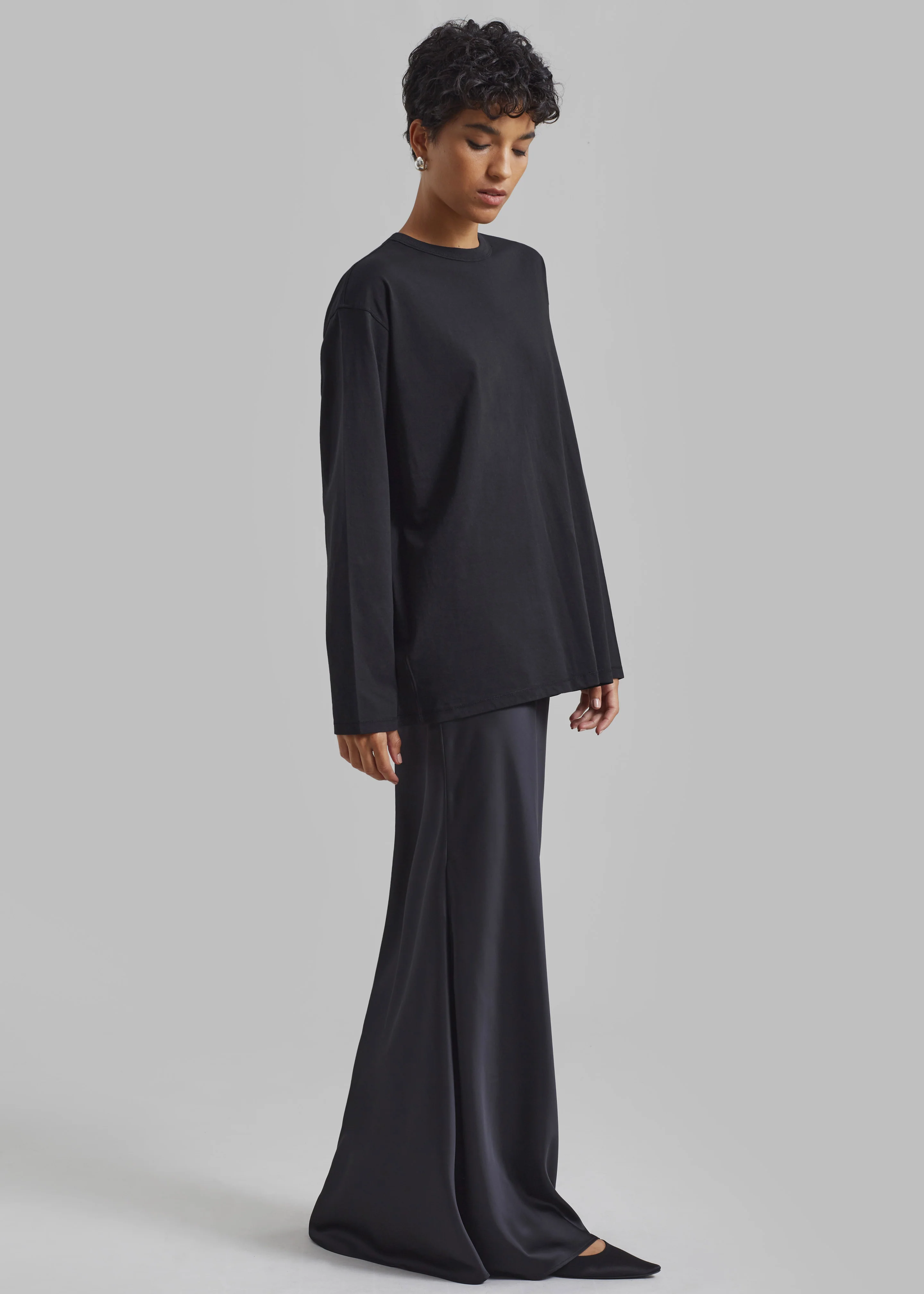 Bennett Long Sleeves Tee - Black - Image 2