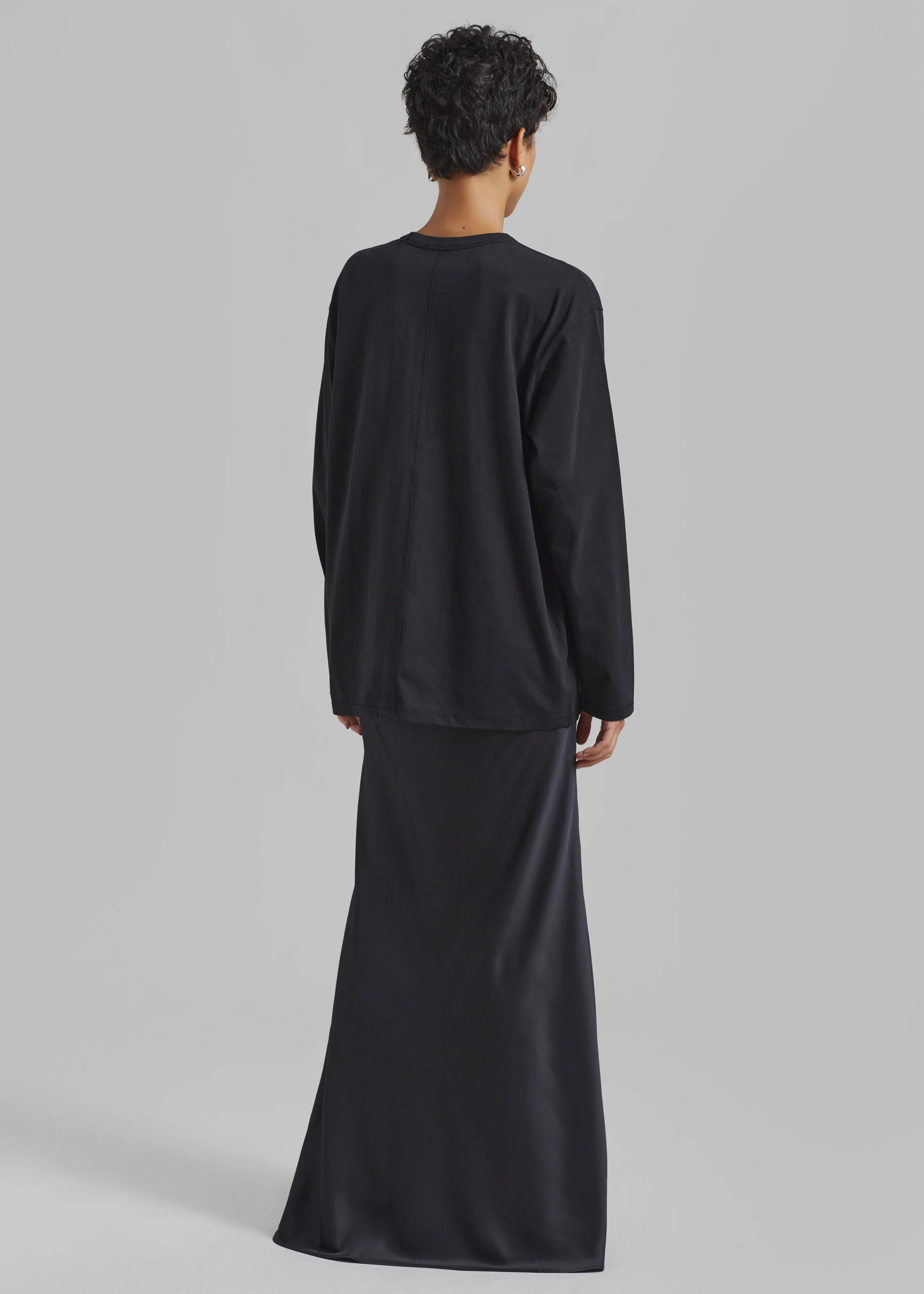 Bennett Long Sleeves Tee - Black - Image 7