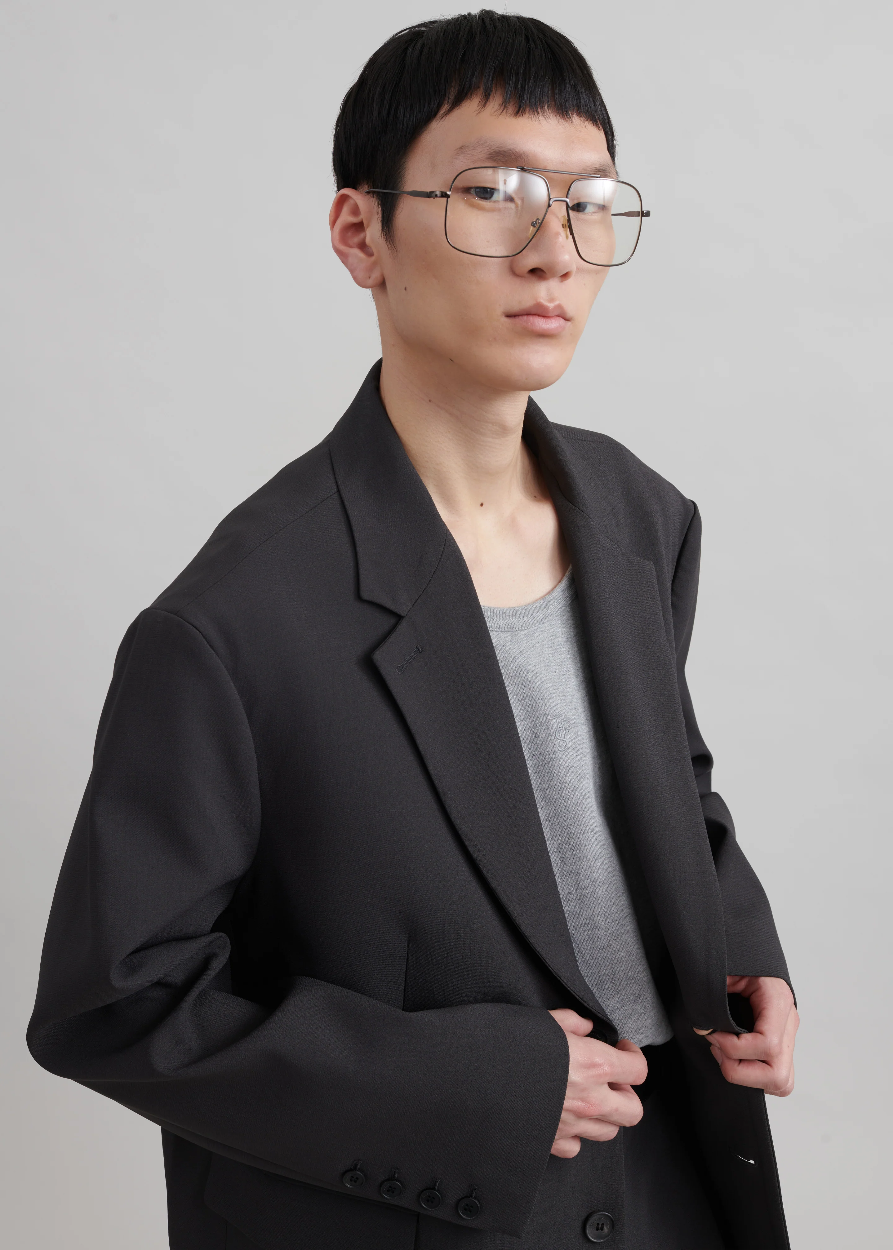 Beo Blazer - Dark Grey - Image 5
