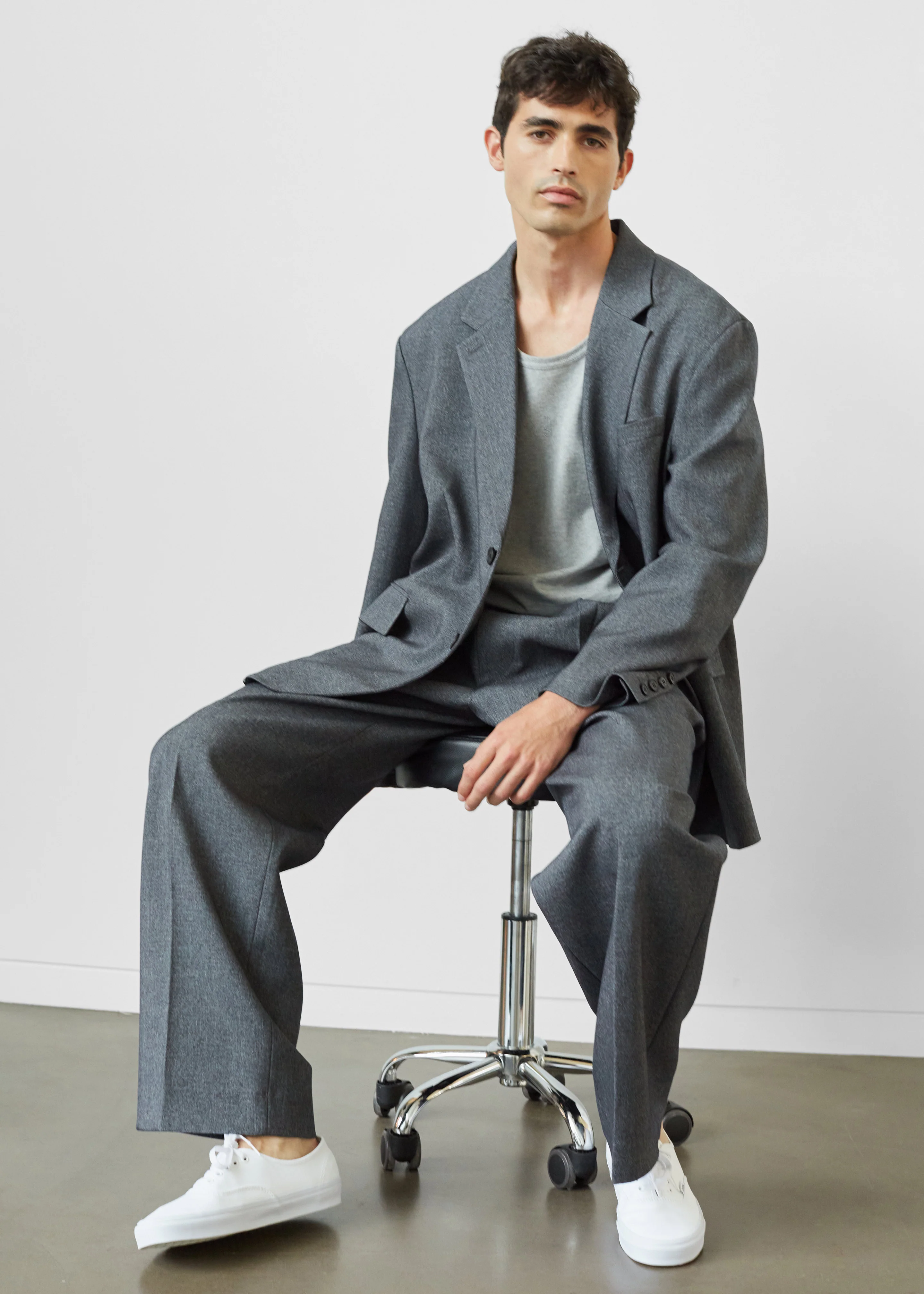 Beo Blazer - Grey Melange - Image 10