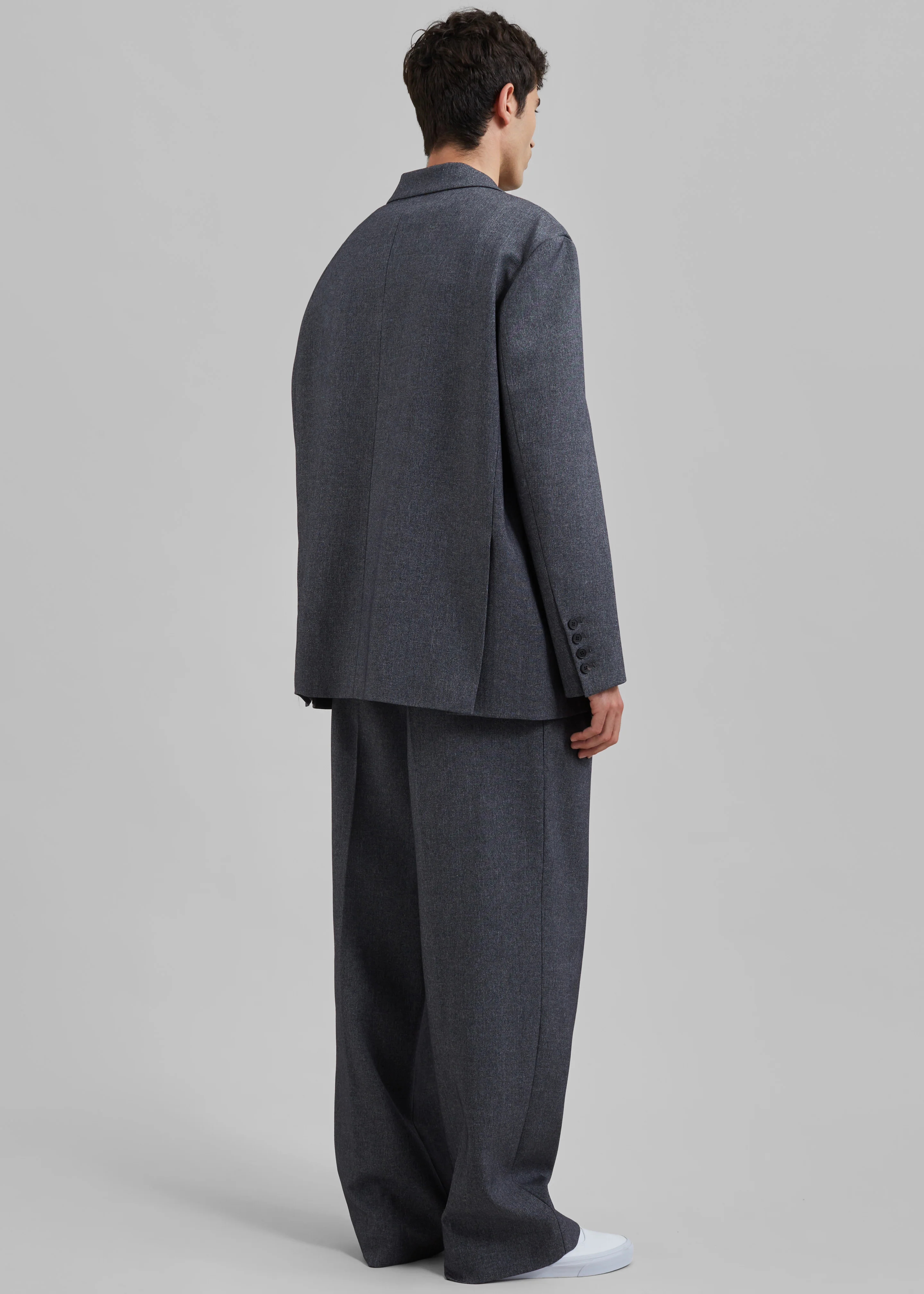 Beo Blazer - Grey Melange - Image 12