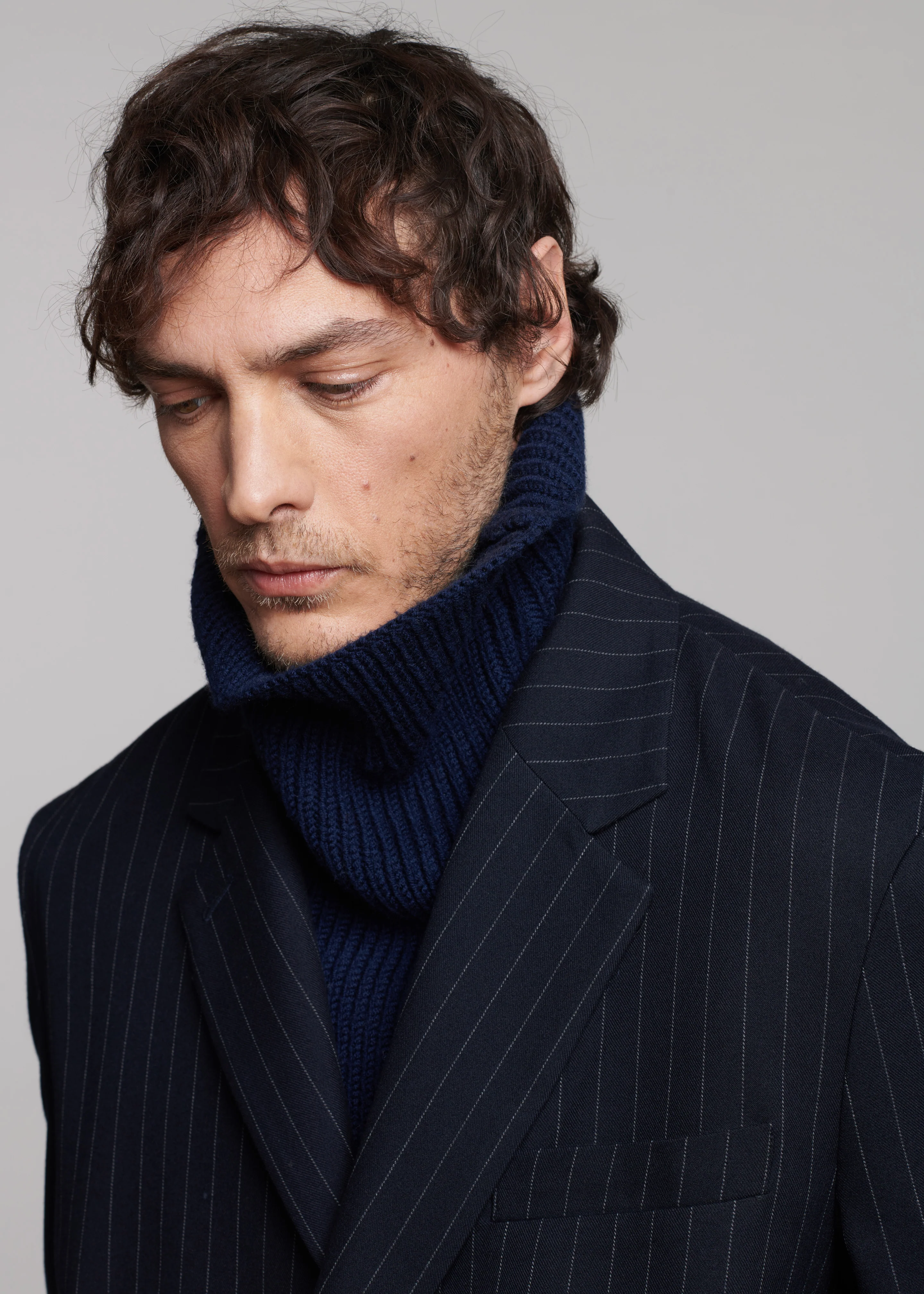 Beo Blazer - Navy/White Pinstripe - Image 4