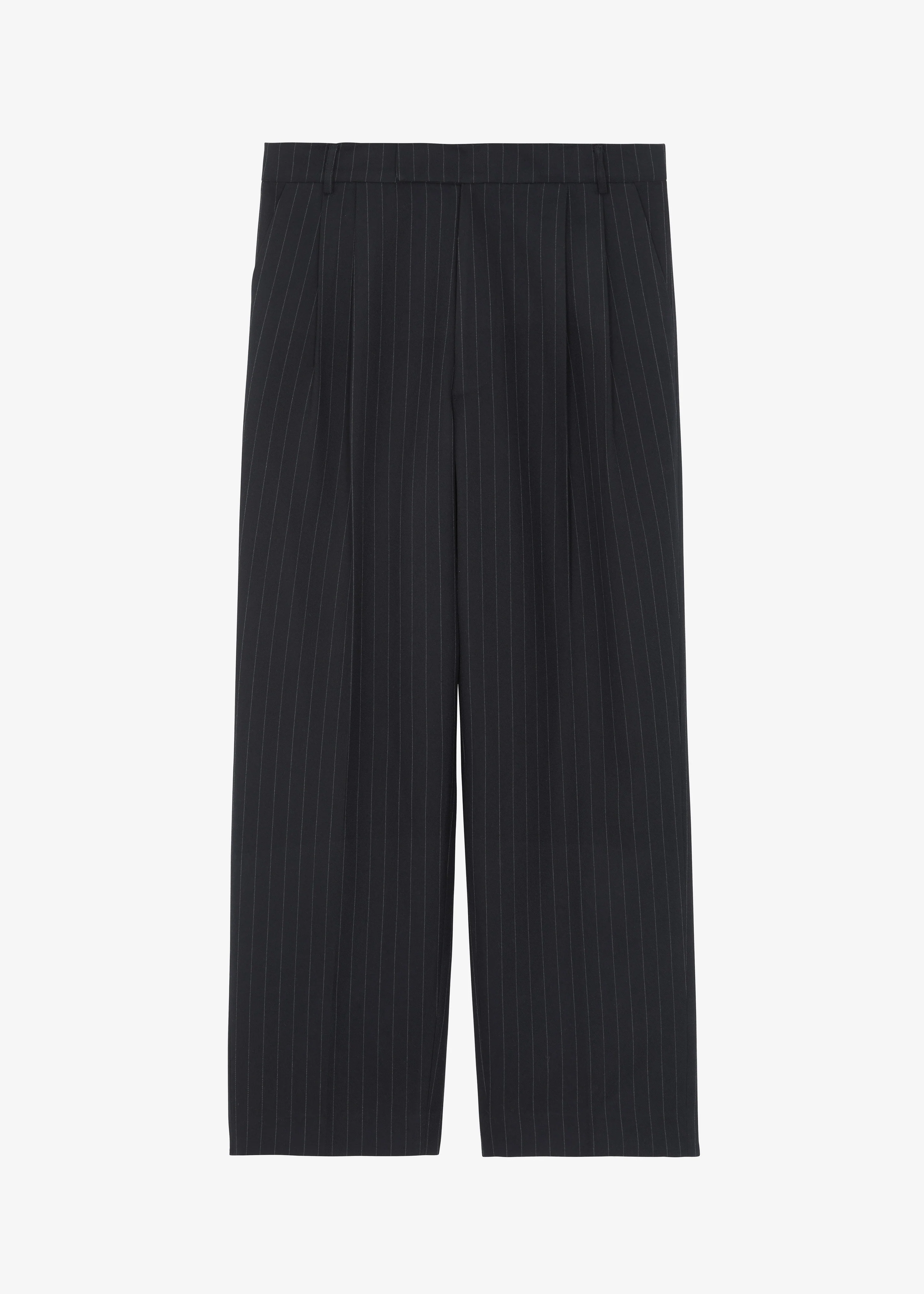 Beo Suit Pants - Charcoal/White Pinstripe - Image 10