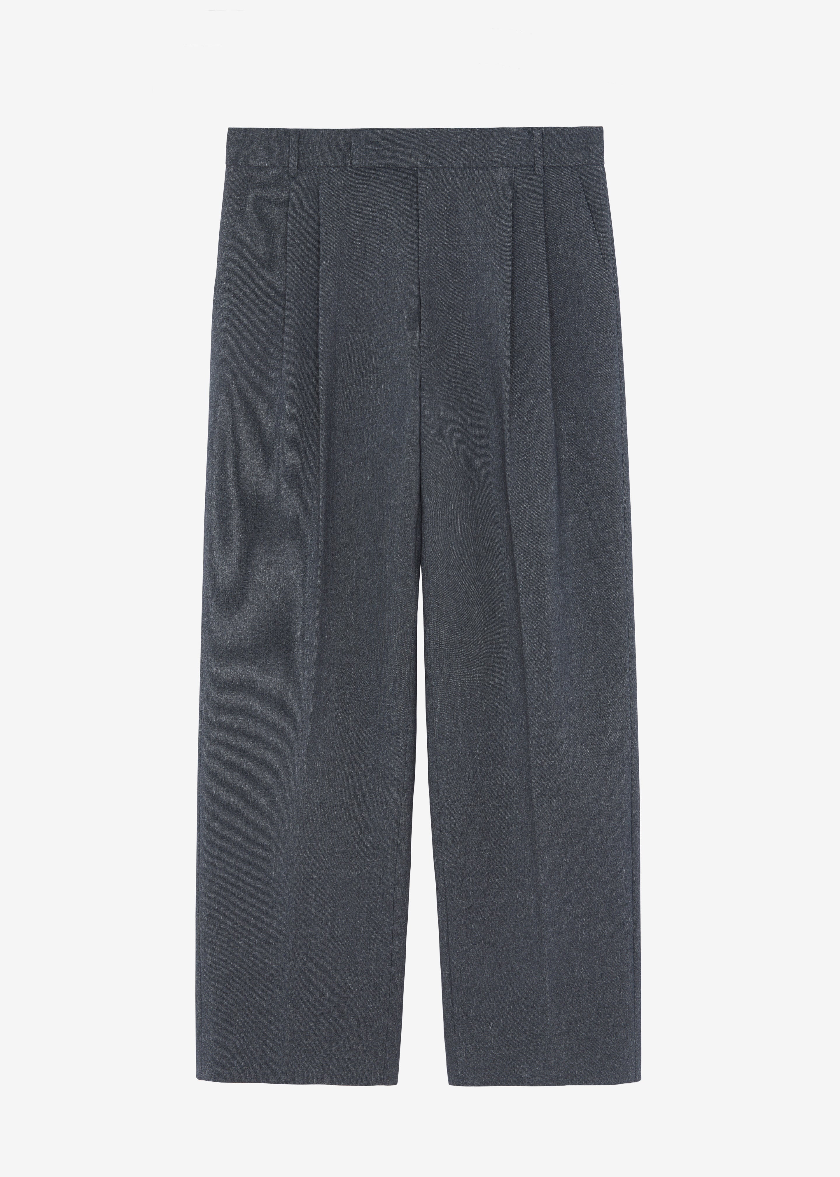 Beo Suit Pants - Grey Melange - Image 11