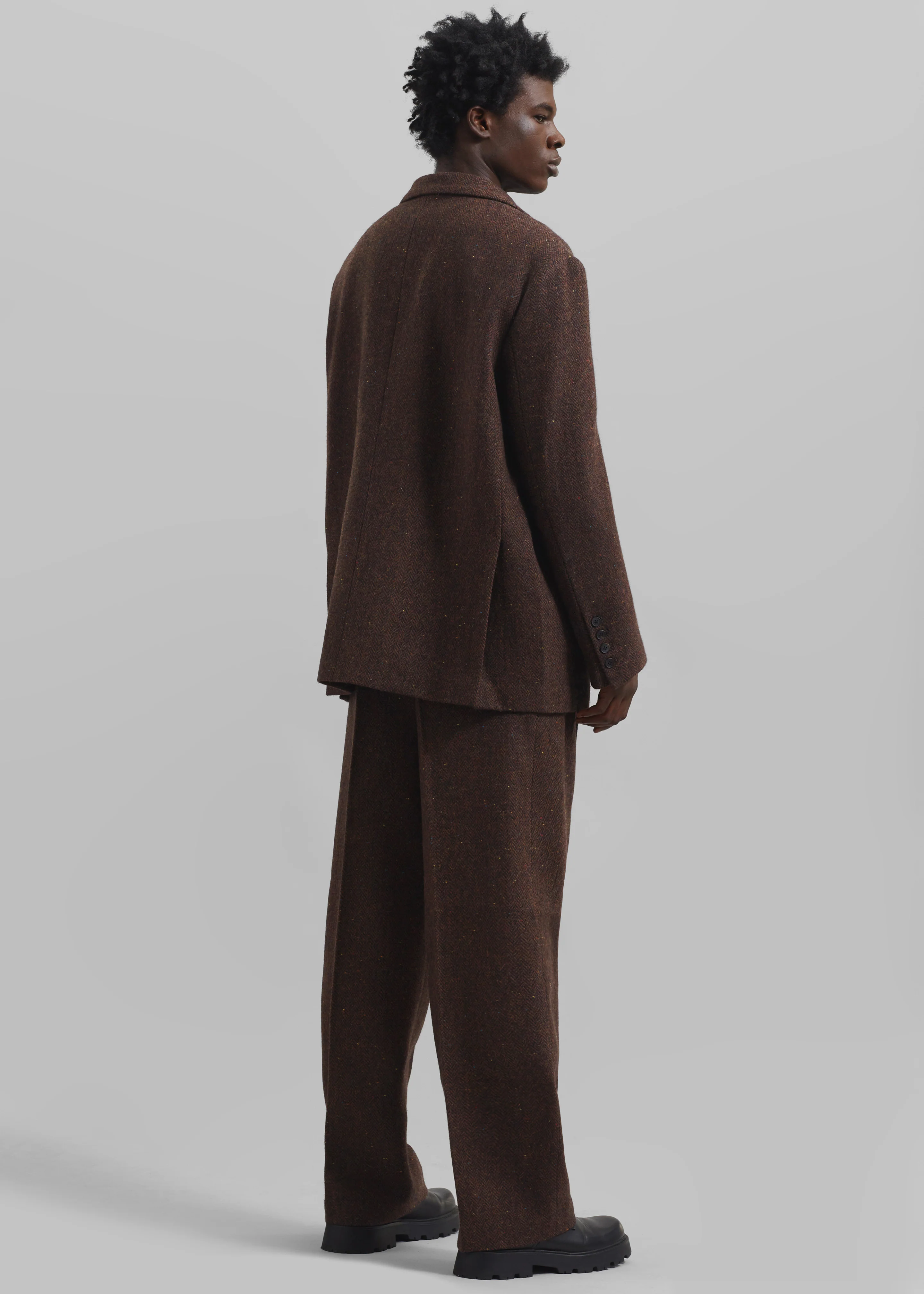Beo Wool Blazer - Brown - Image 6
