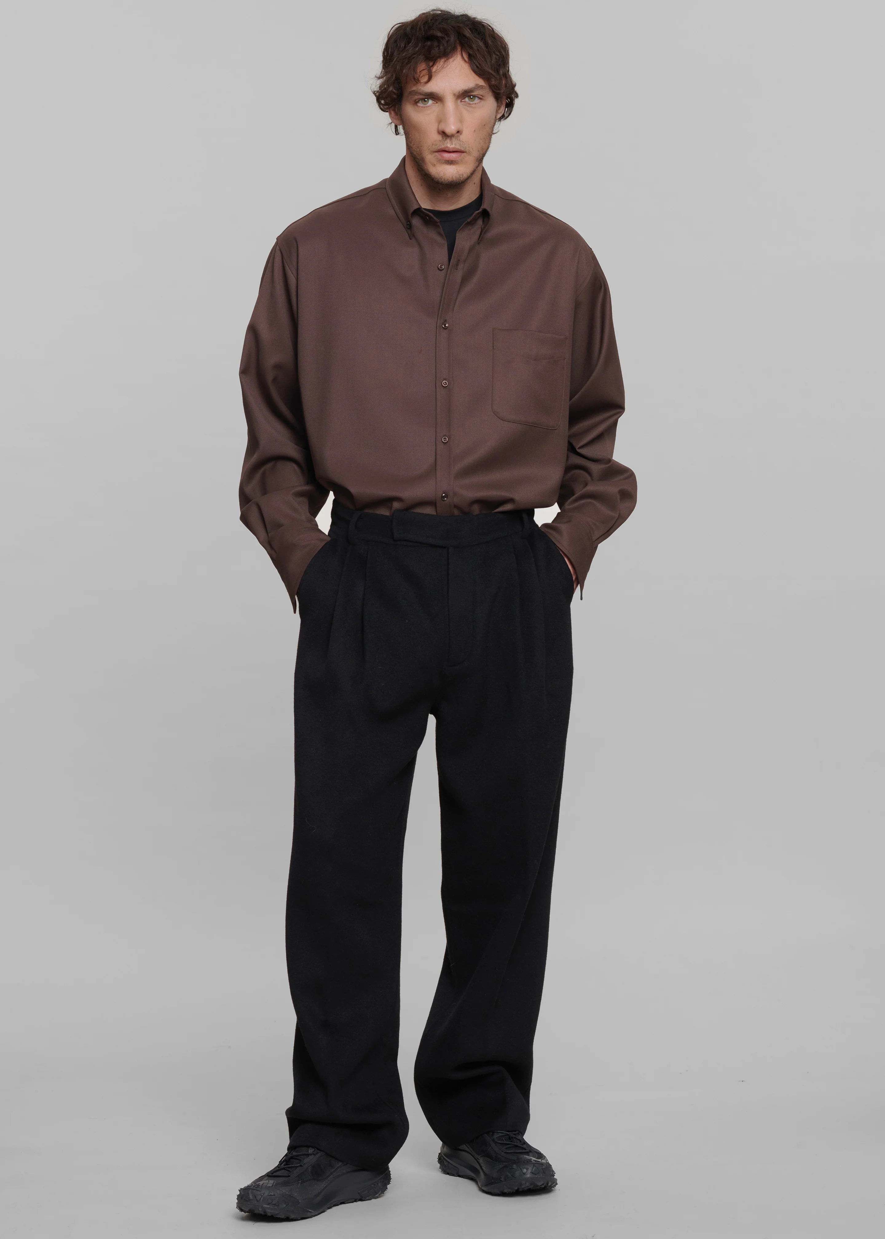 Beo Wool Suit Pants - Black - Image 6