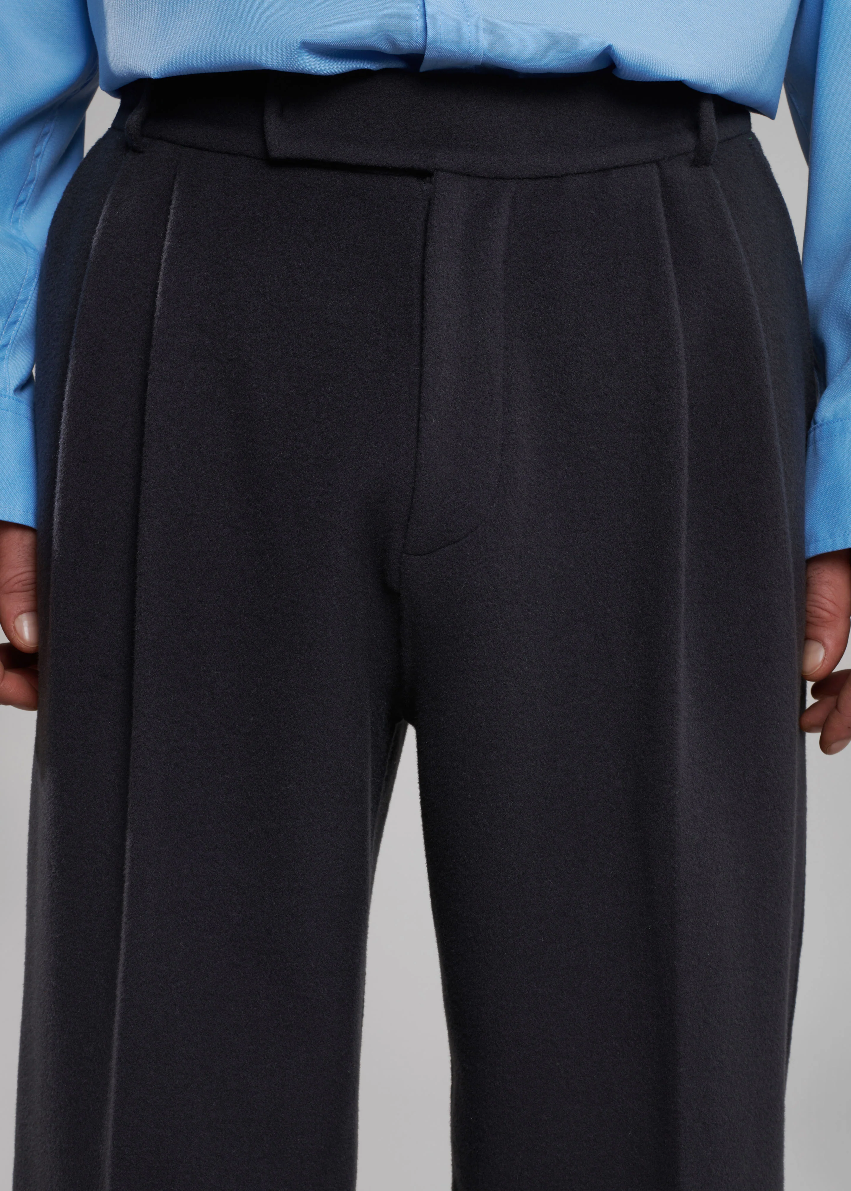 Beo Wool Suit Pants - Dark Grey - Image 3