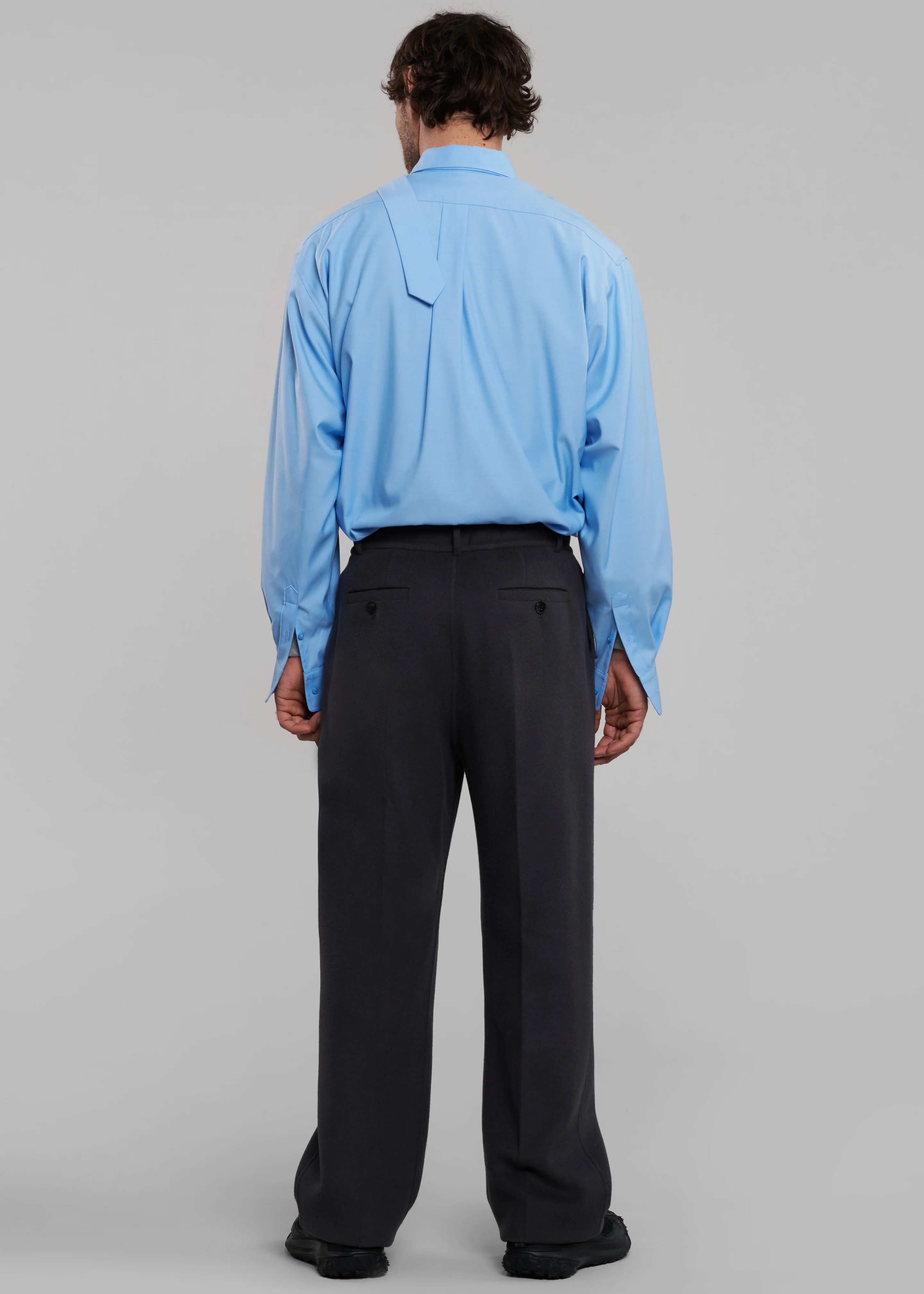 Beo Wool Suit Pants - Dark Grey - Image 9