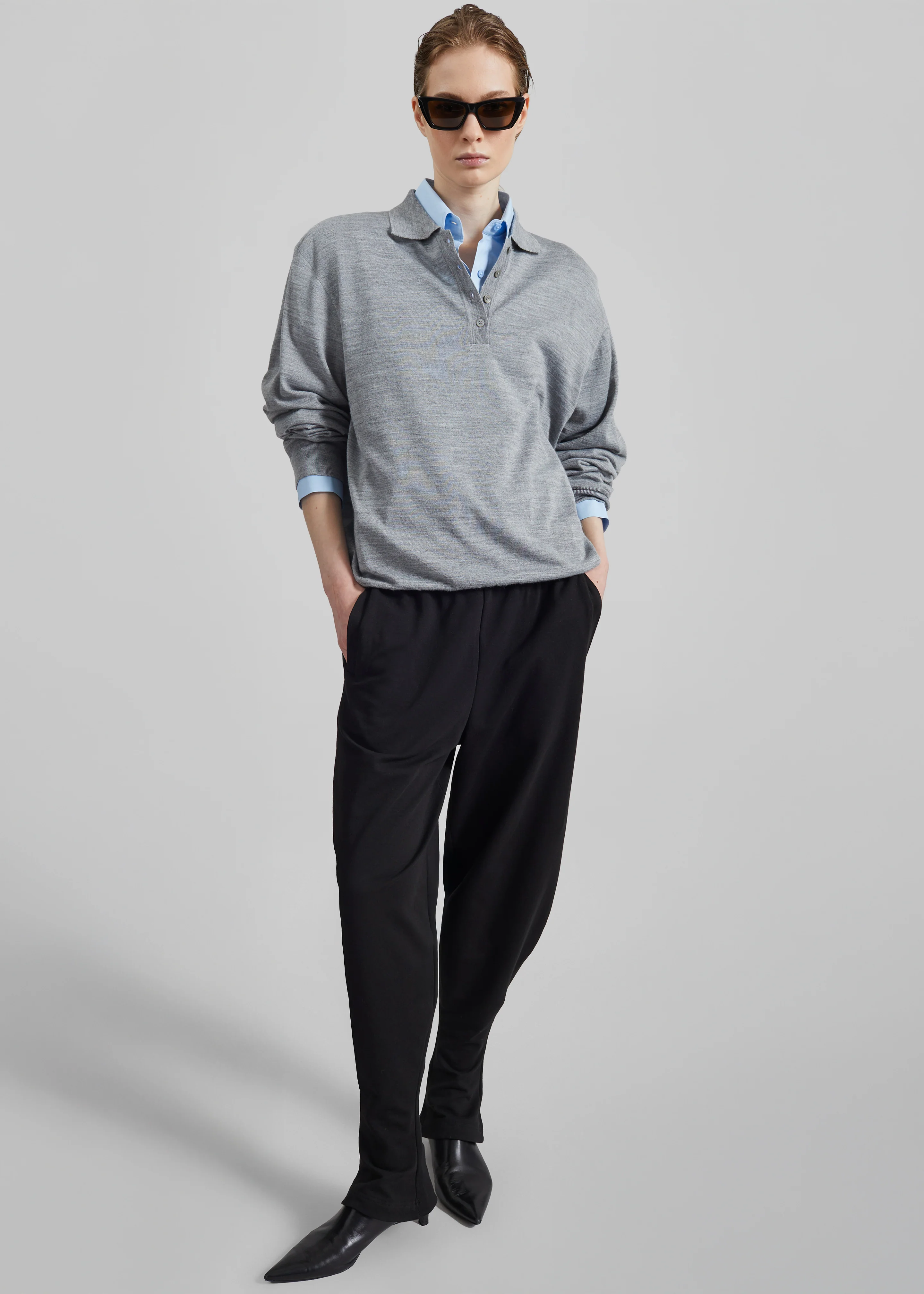 Bercy Curved Jersey Joggers - Black - Image 5