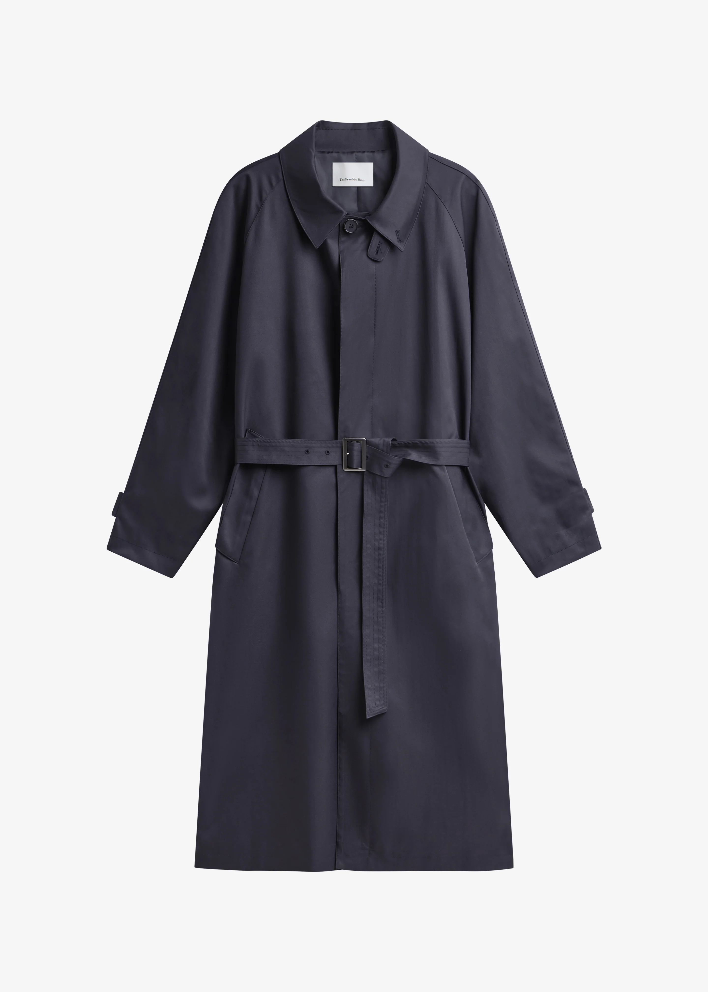 Berlare Trench Coat - Dark Navy - Image 7
