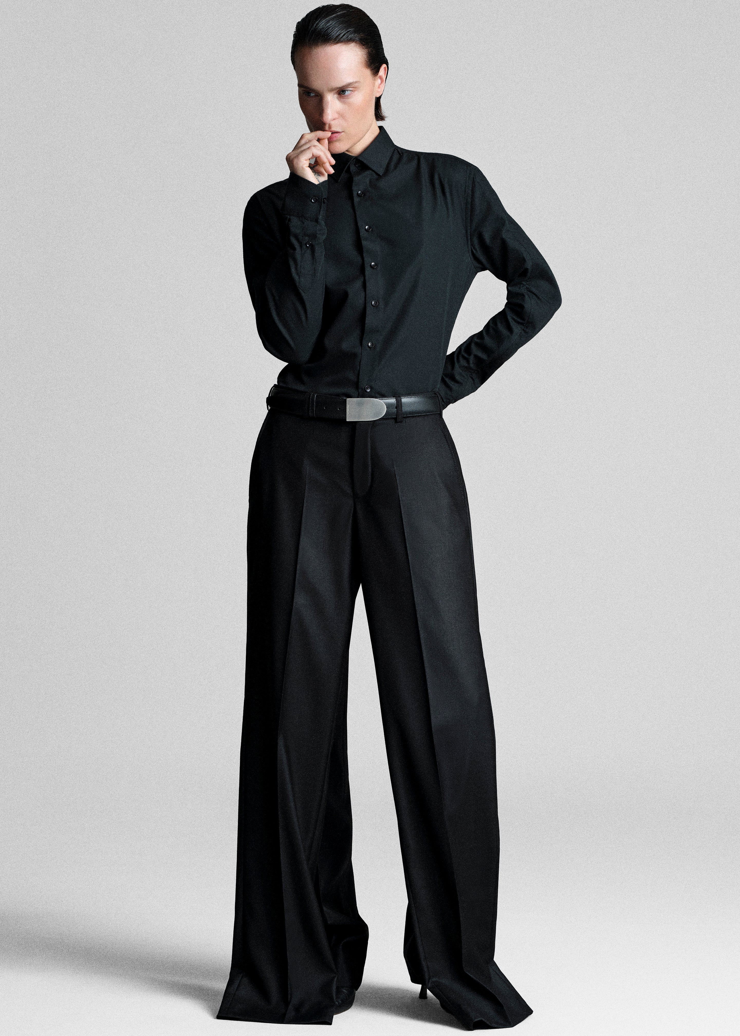 Bettter Double Leg Trousers - Black - Image 7