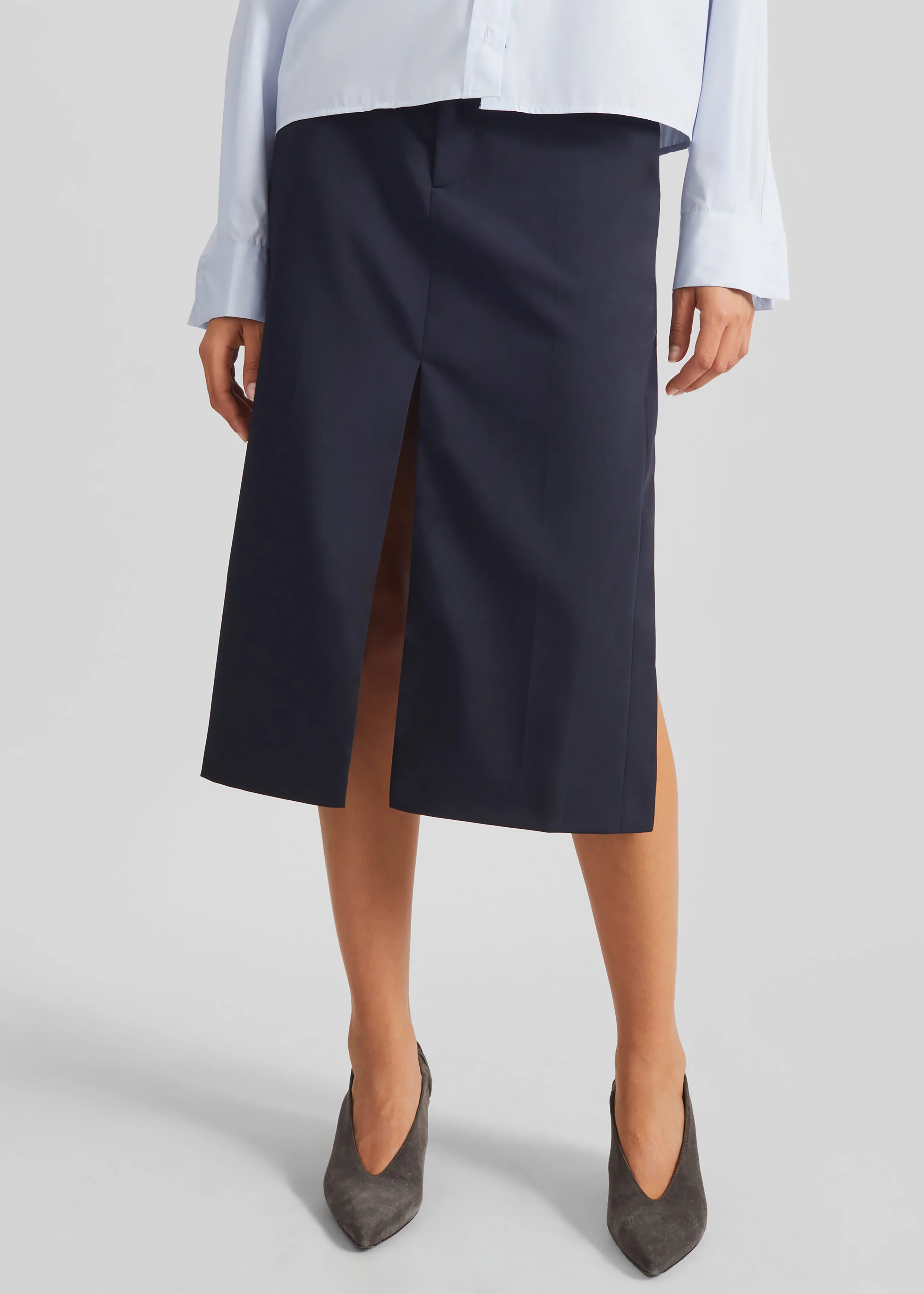 Bettter Ellis Apron Skirt - Navy - Image 5