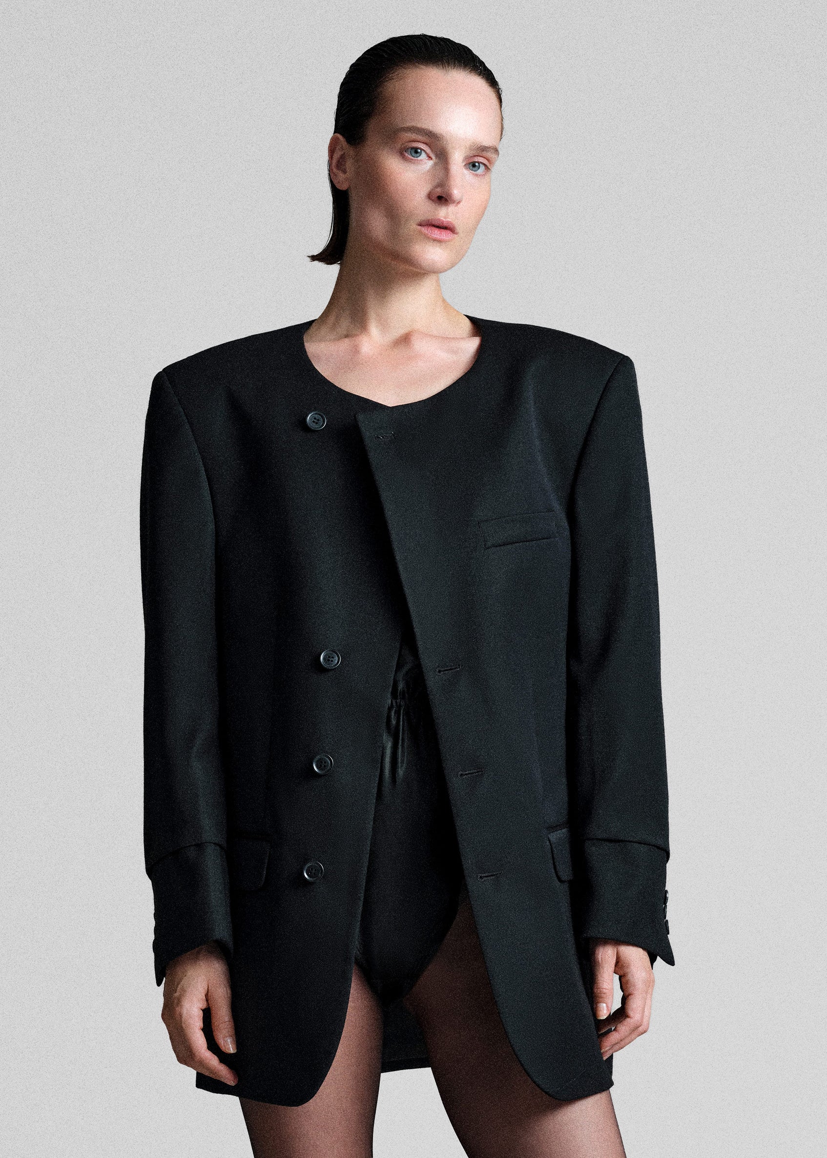 Bettter Oversized Blazer Dress - Black - Image 4