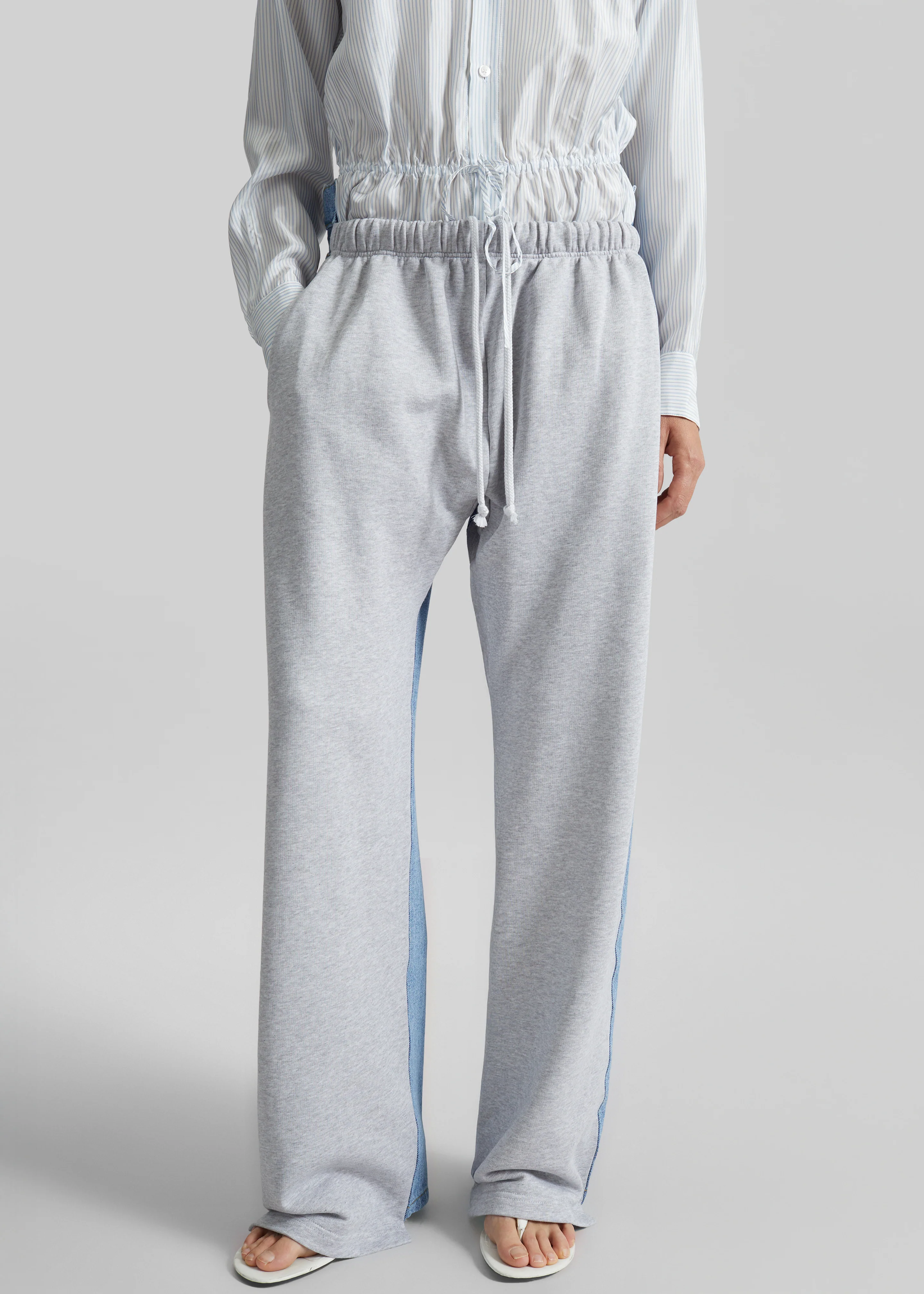 Bettter Track Denim Trousers - Grey - Image 6