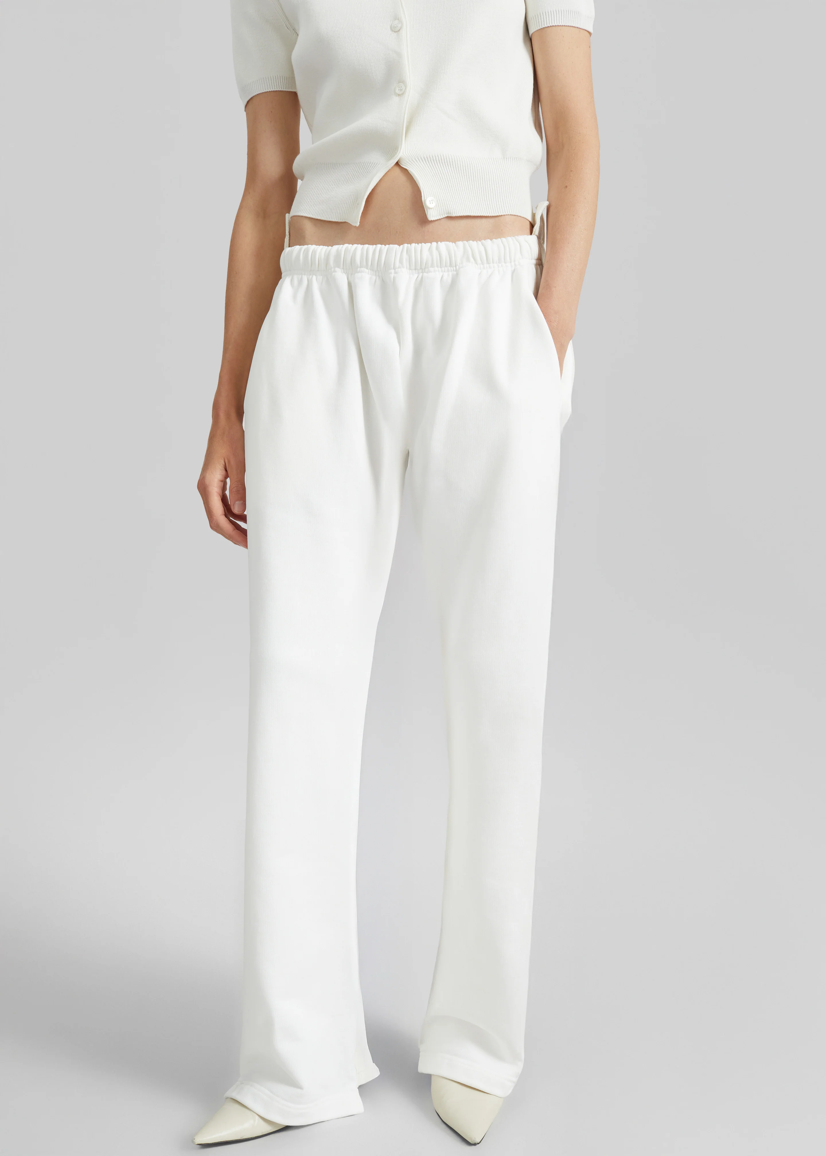 Bettter Track Denim Trousers - White - Image 4