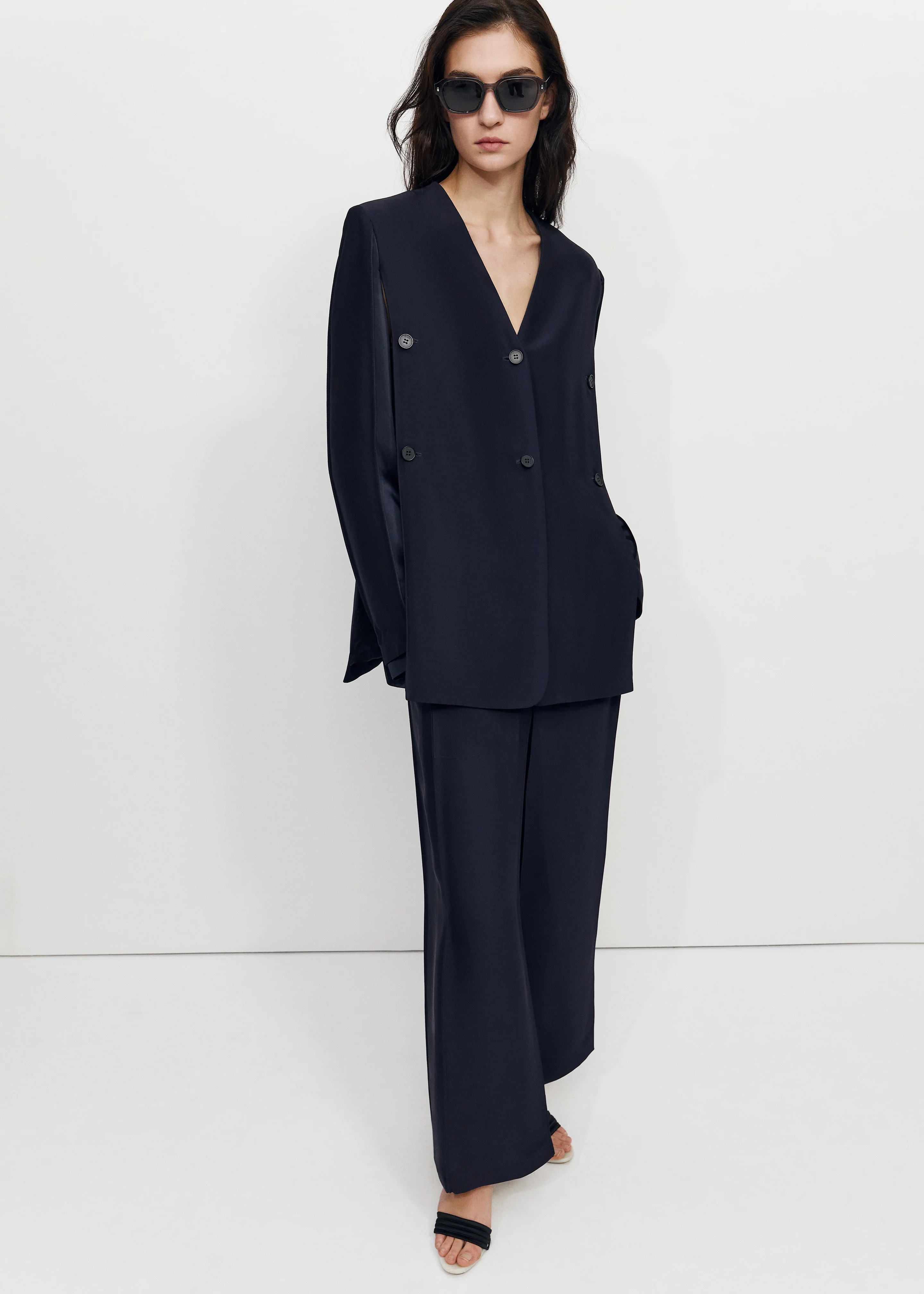 Bevza Deconstructed Jacket #3 - Dark Ink Navy - Image 2