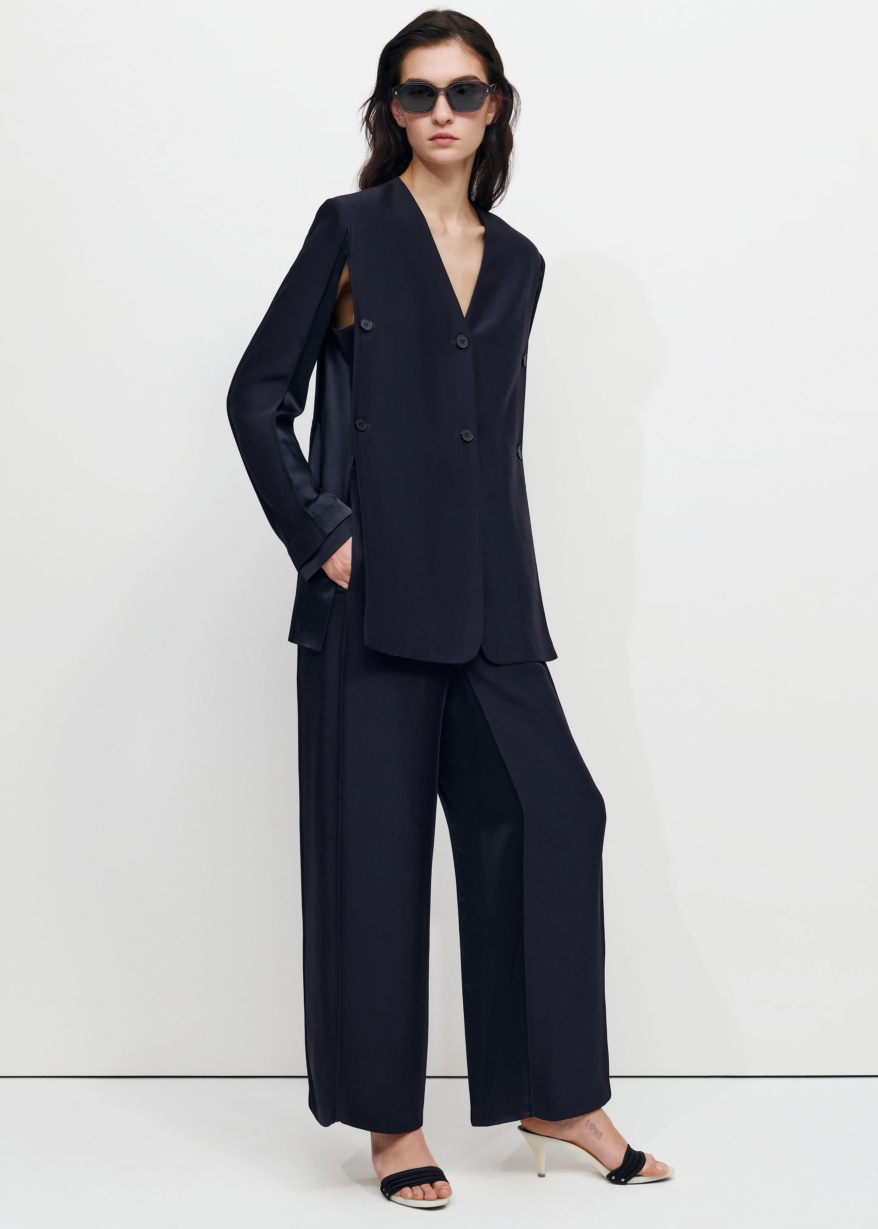 Bevza Deconstructed Jacket #3 - Dark Ink Navy - Image 3