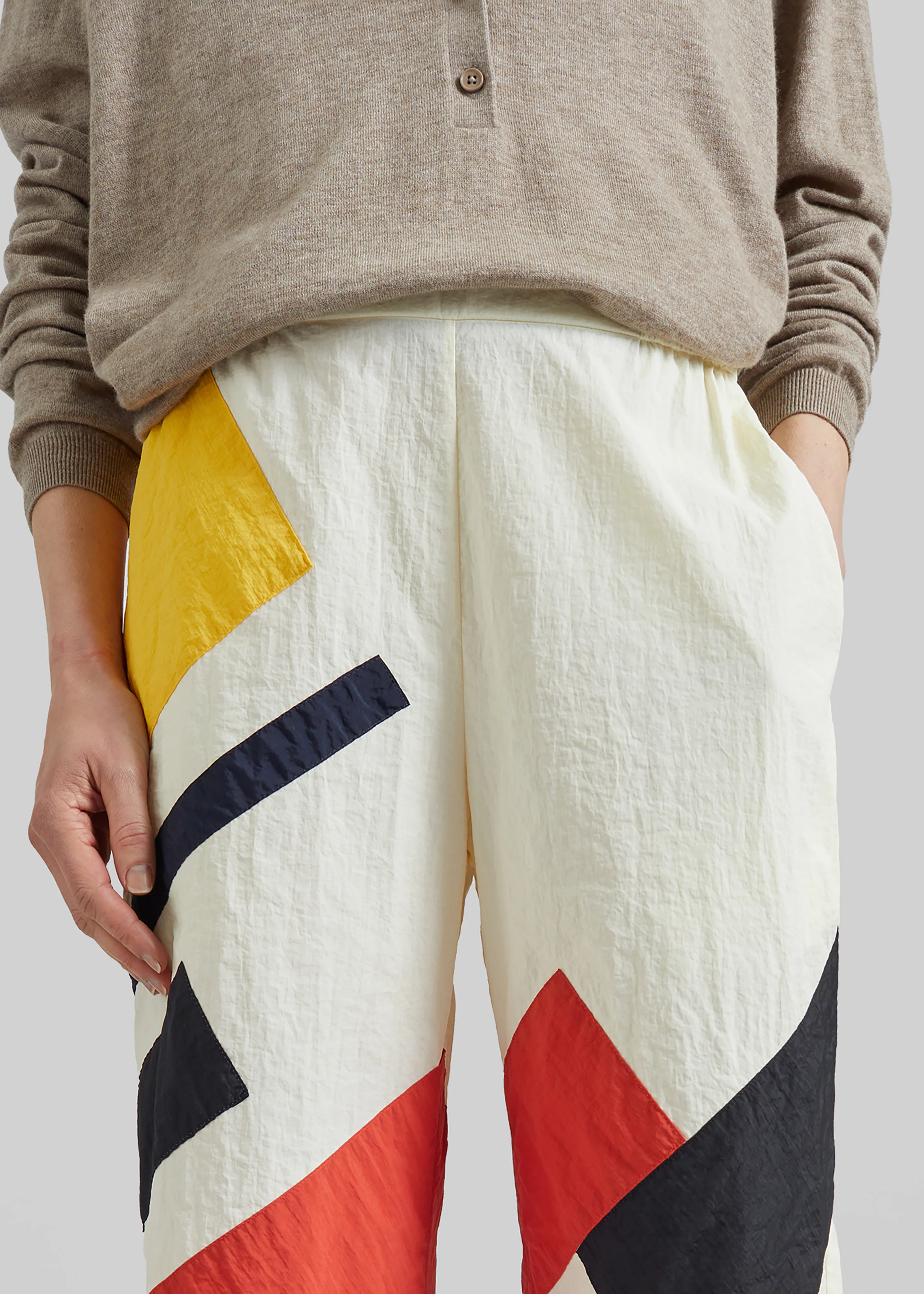 Bevza Malevich Track Pants - Vanilla - Image 7