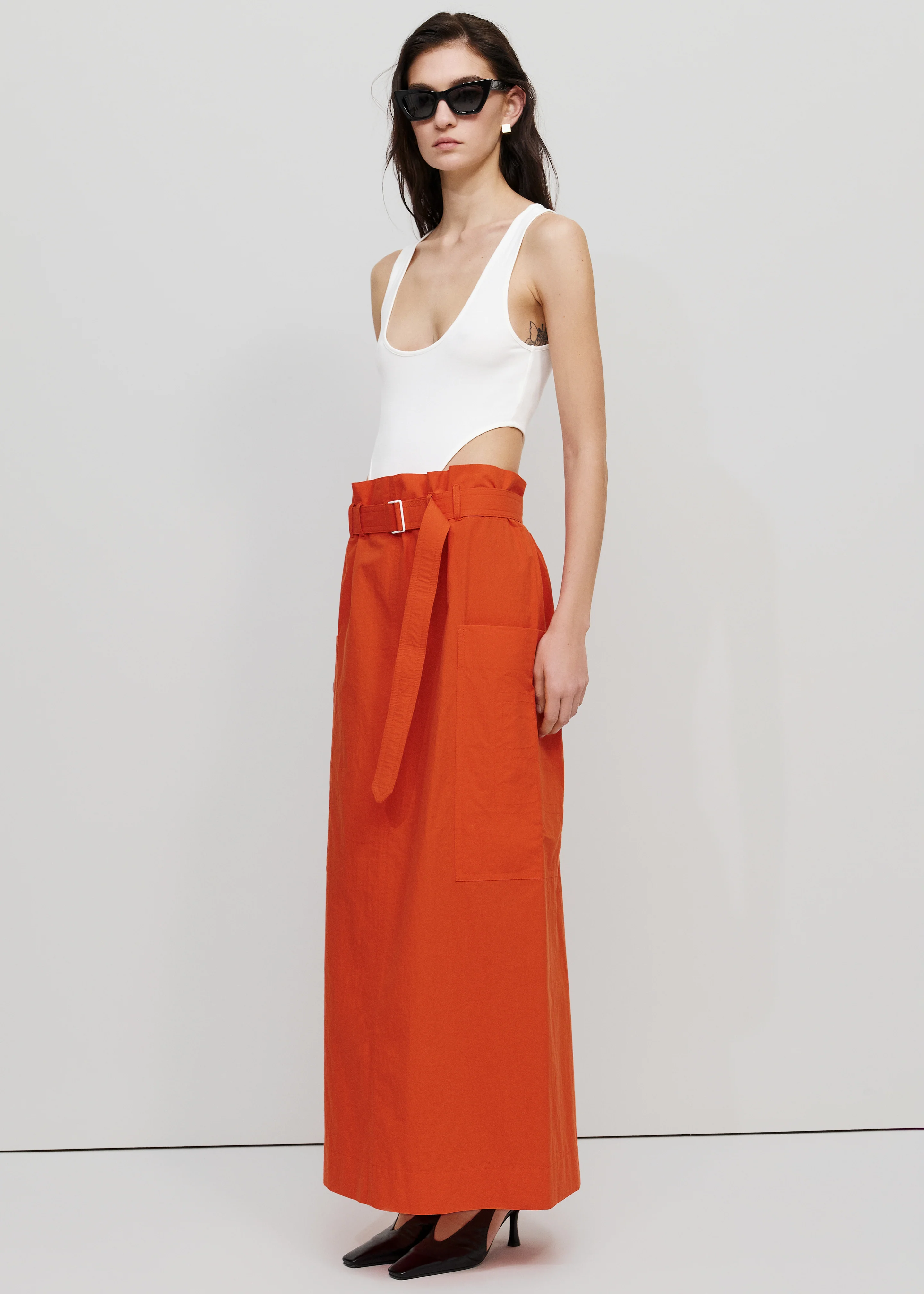Bevza Red House Skirt - Carrot Red - Image 2