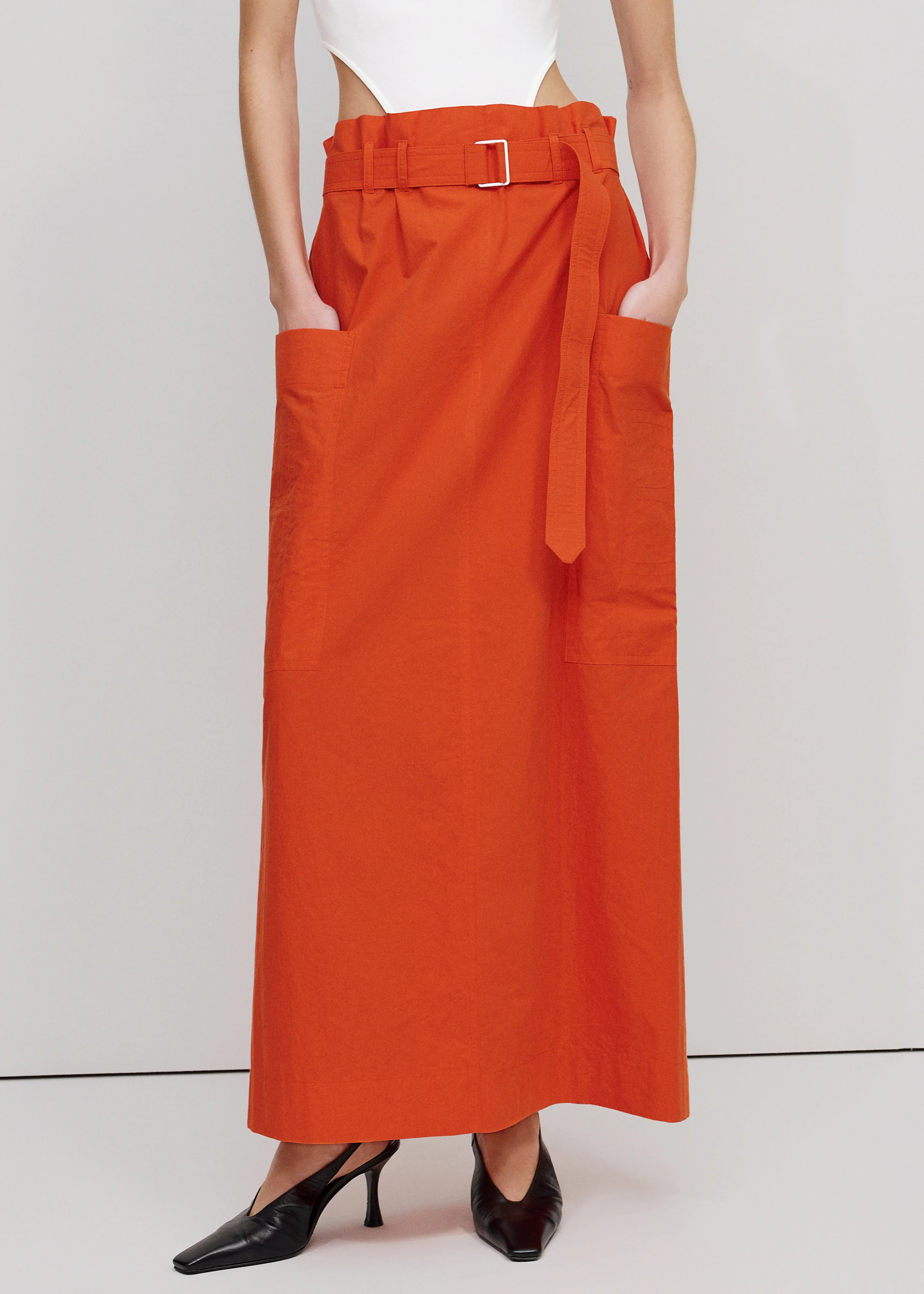 Bevza Red House Skirt - Carrot Red - Image 4