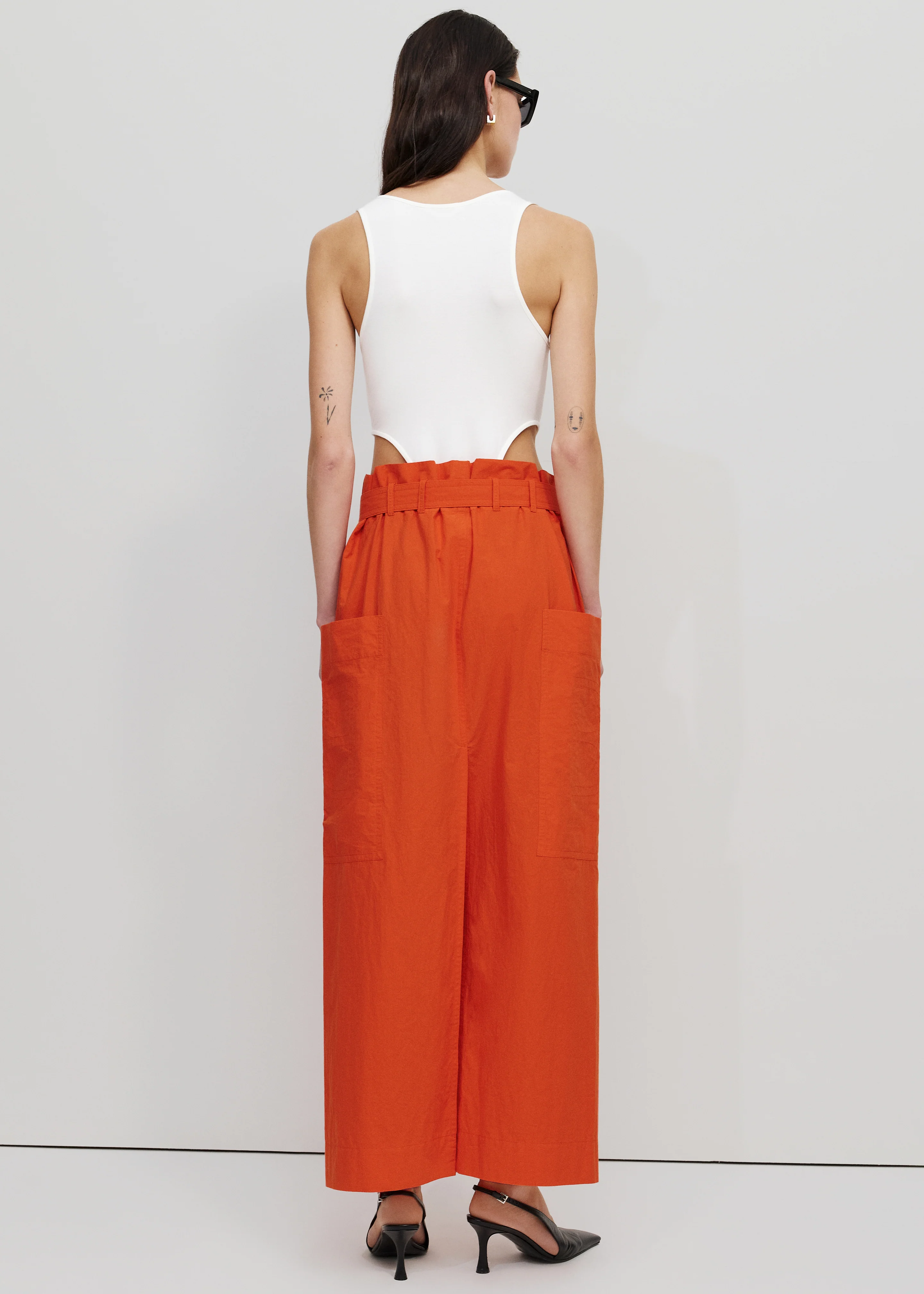 Bevza Red House Skirt - Carrot Red - Image 5