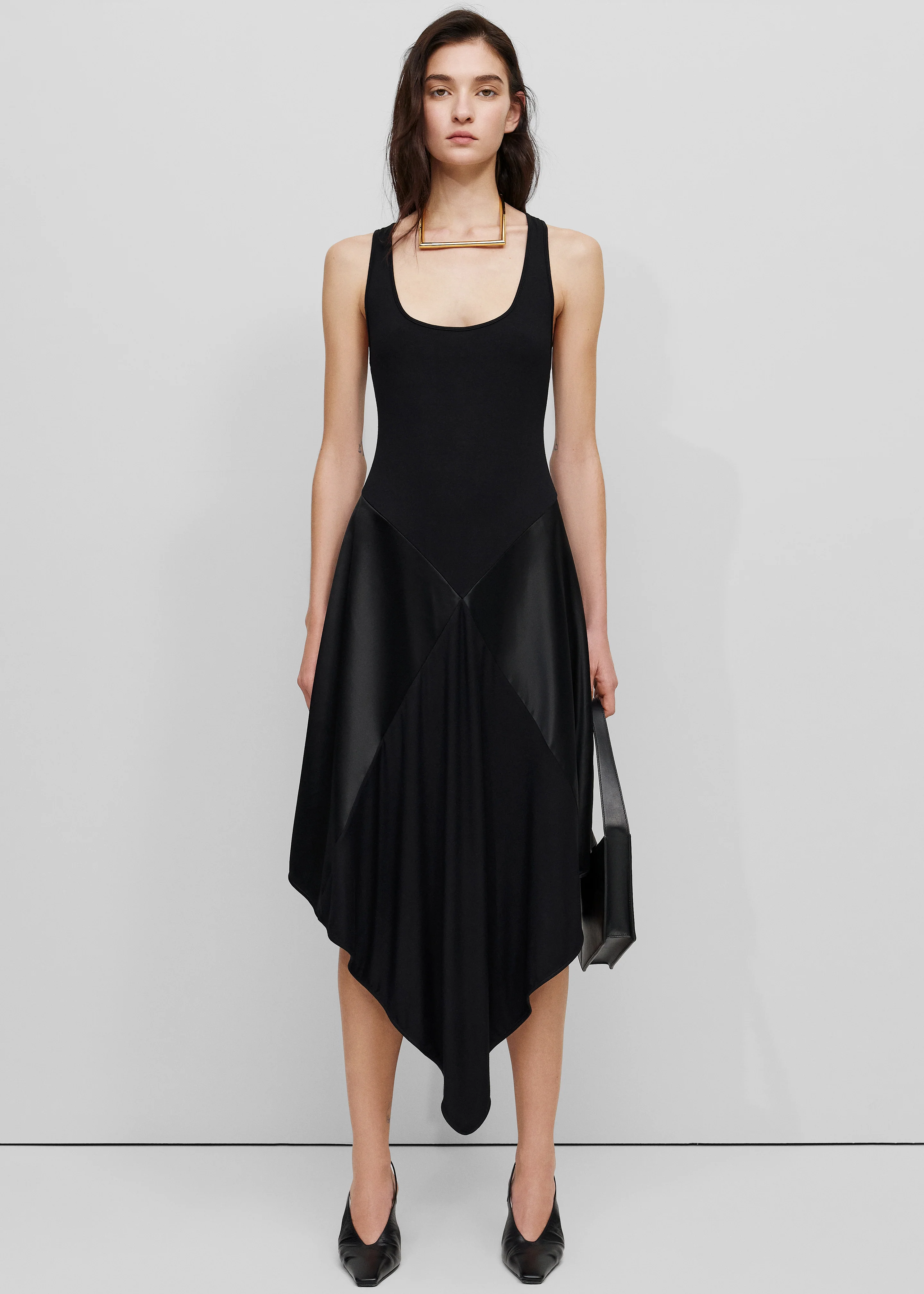 Bevza Square Dress - Black - Image 3