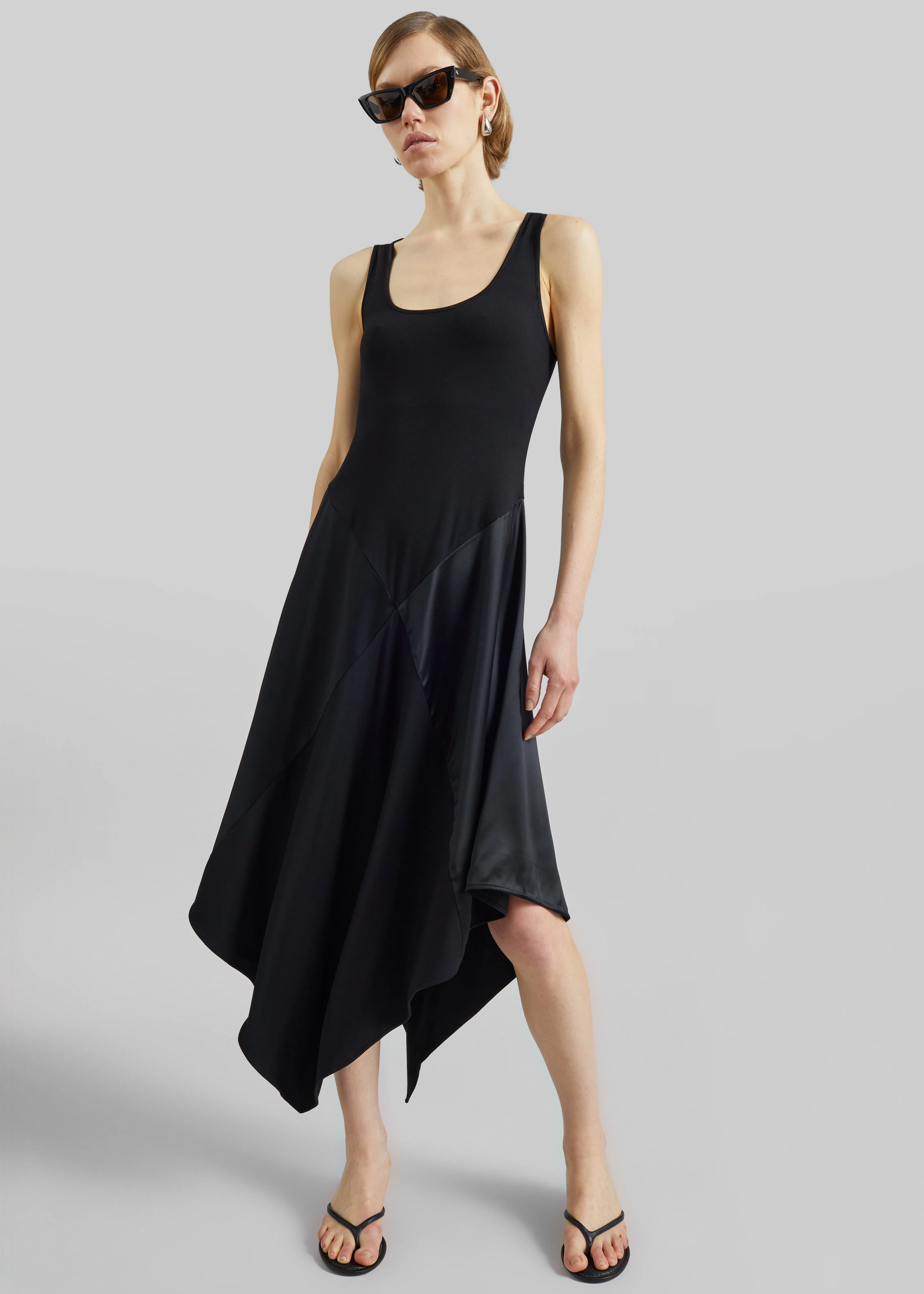 Bevza Square Dress - Black - Image 4