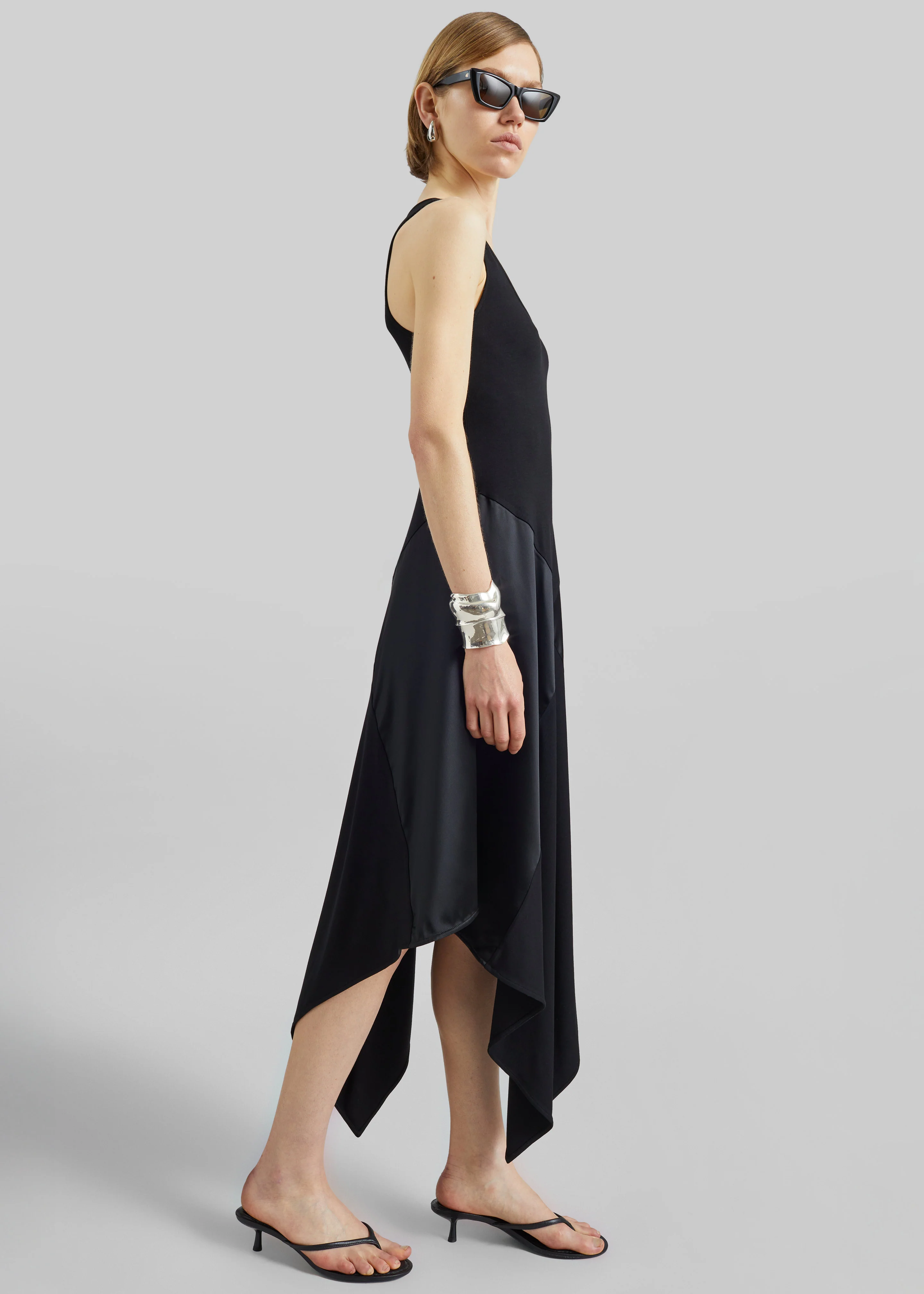 Bevza Square Dress - Black - Image 5