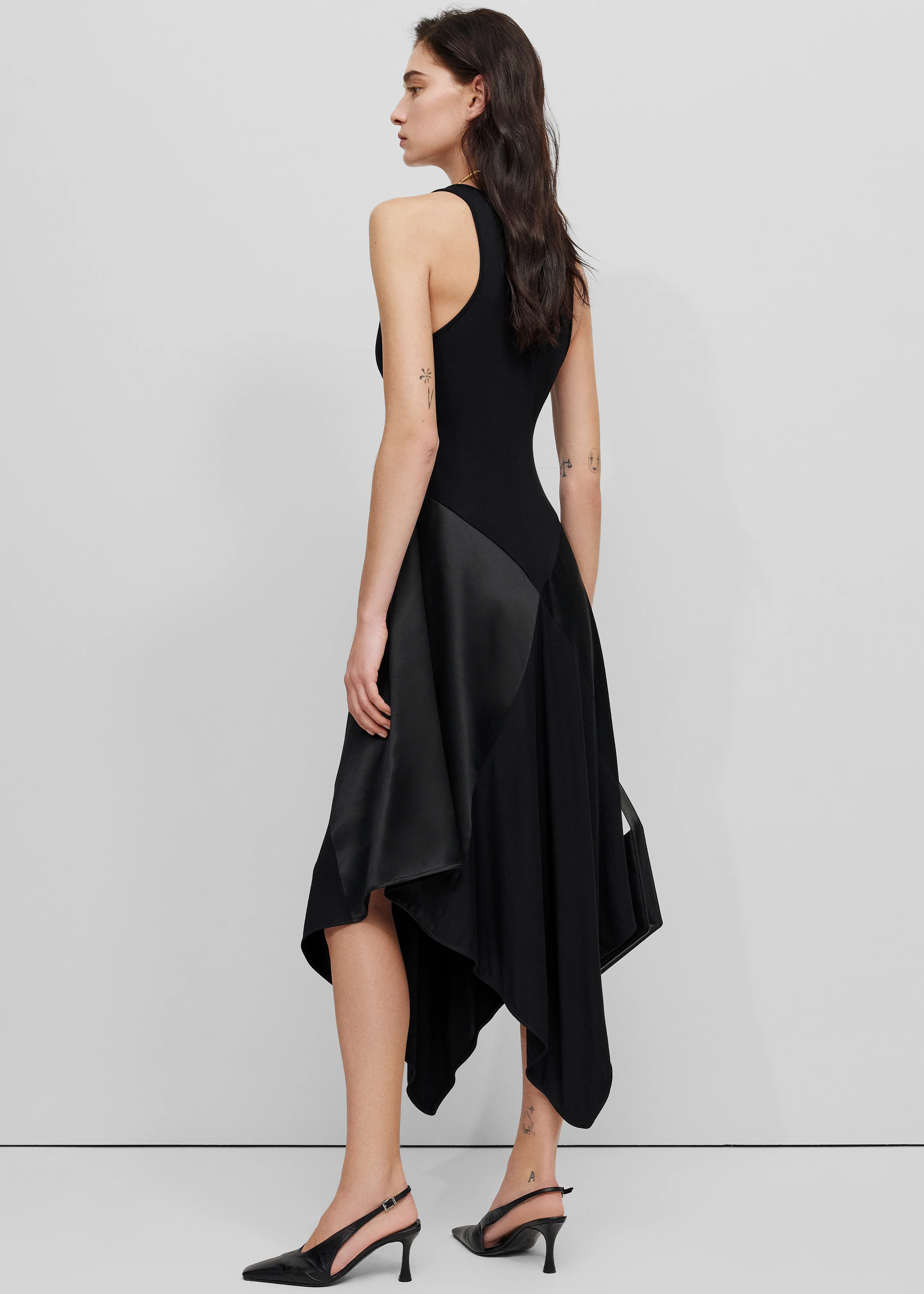 Bevza Square Dress - Black - Image 6