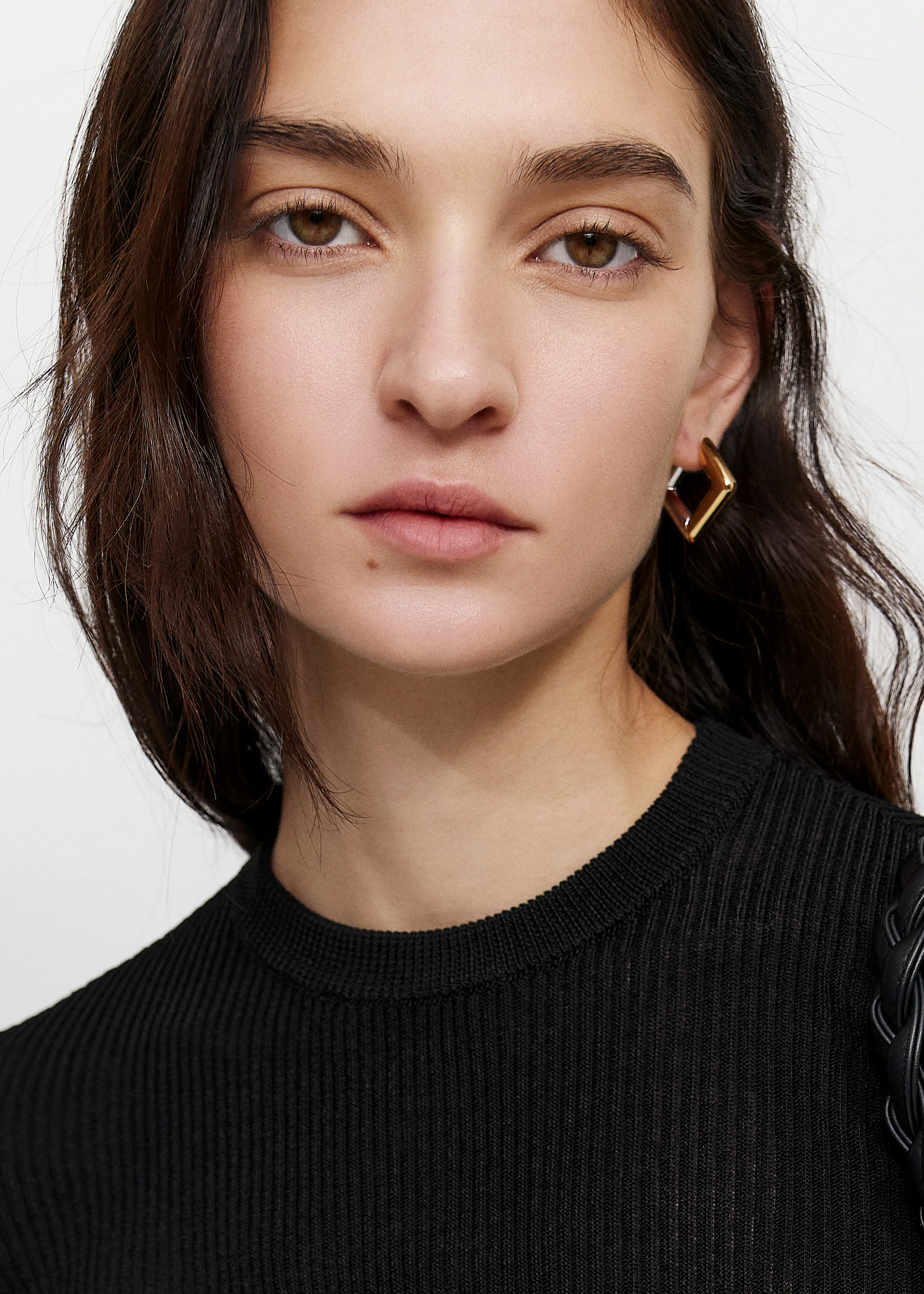 Bevza Square Earrings - Golden/Silver - Image 2