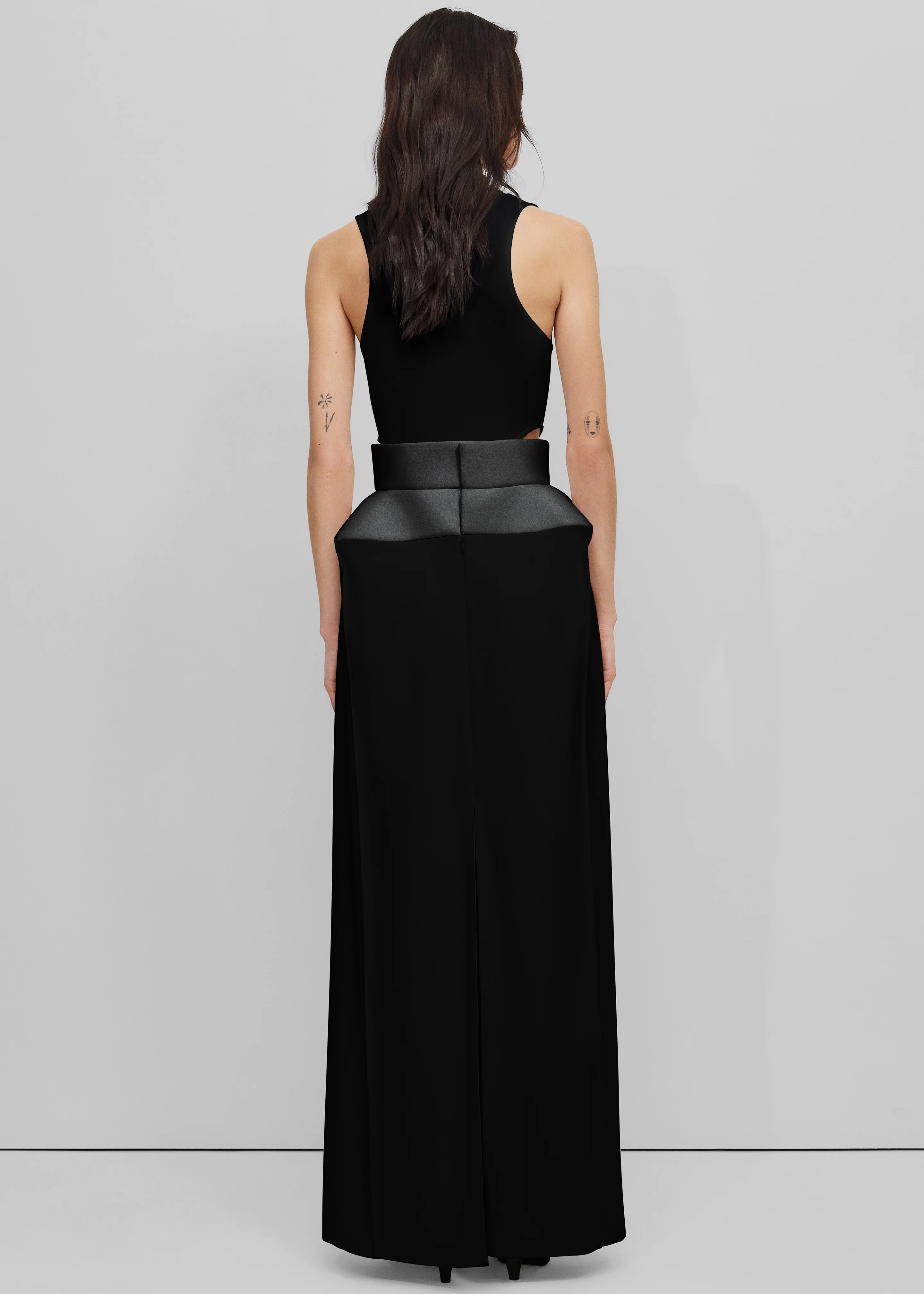 Bevza Structured Skirt - Black - Image 4