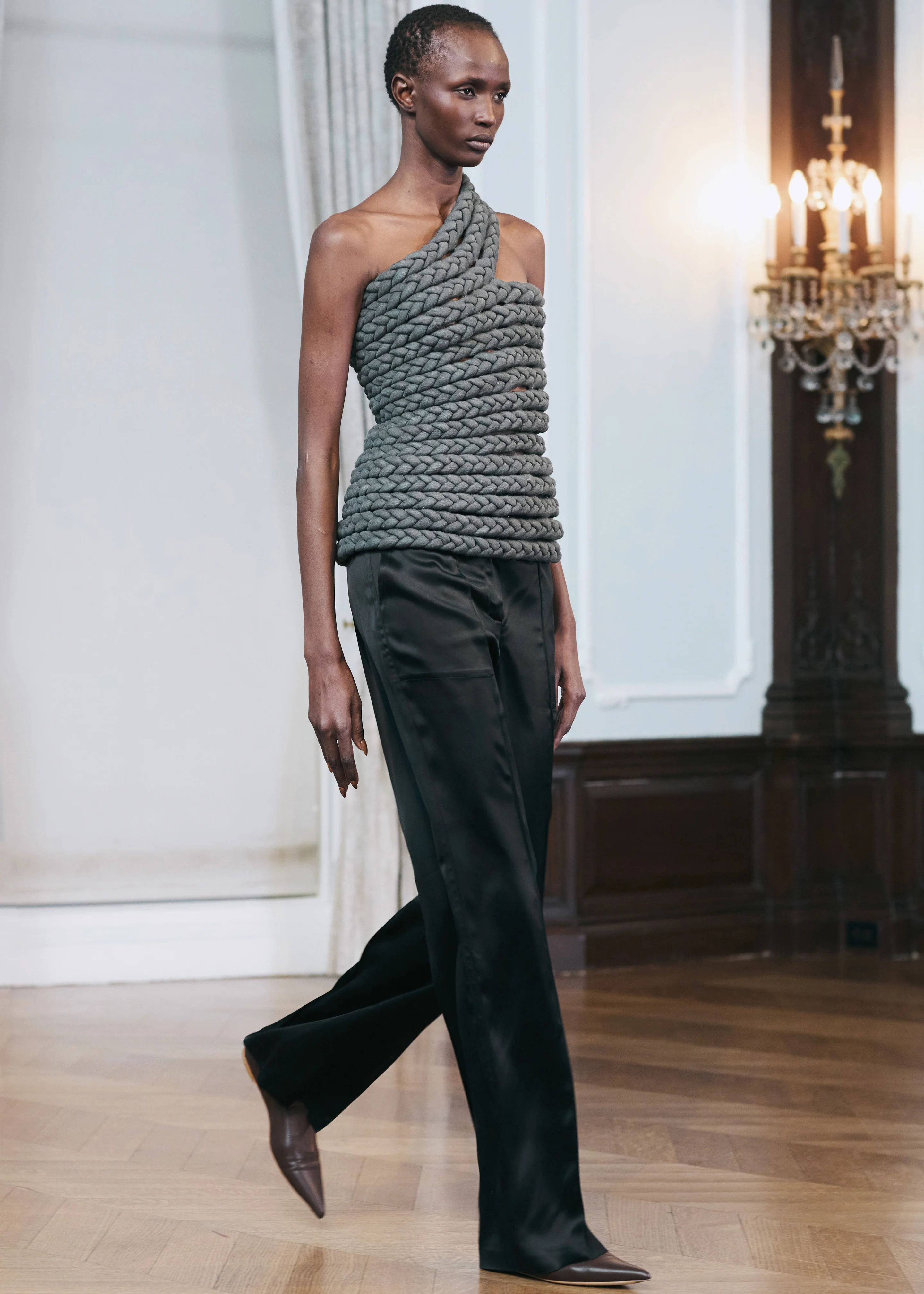 Bevza Tisto Top - Dark Grey - Image 5