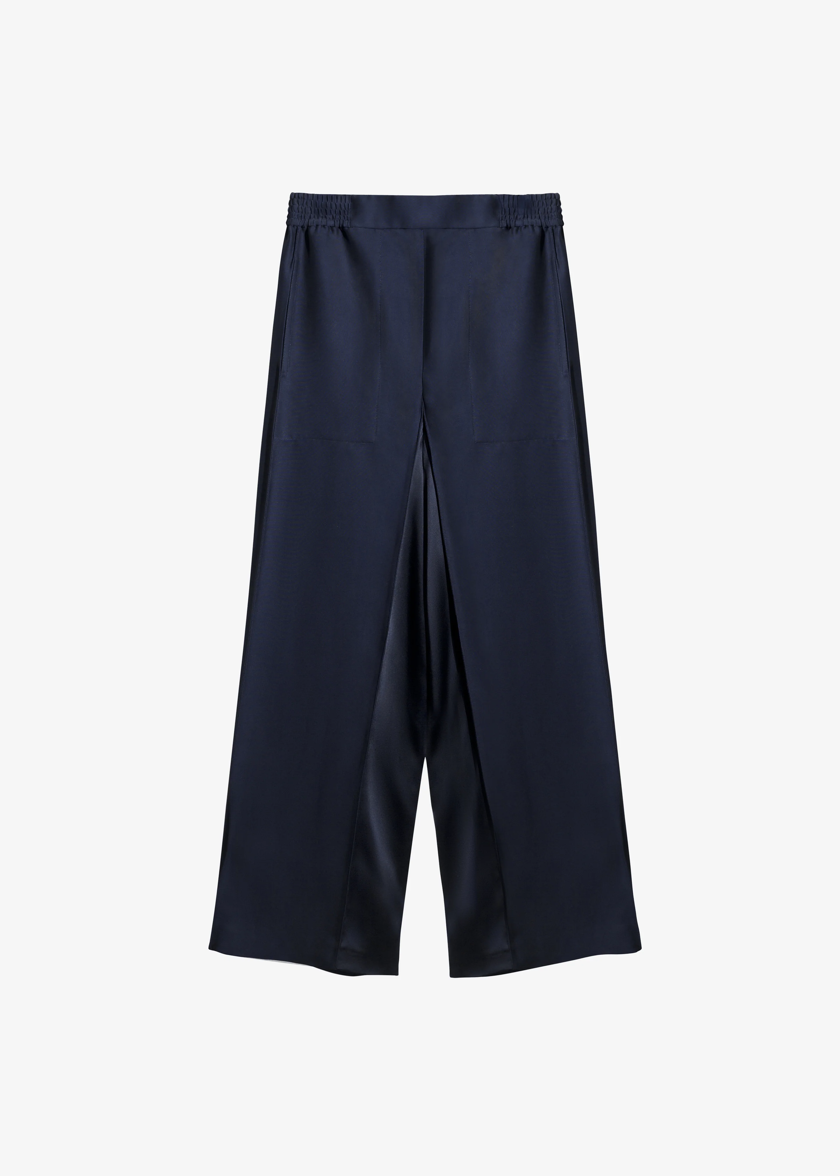 Bevza Wide Leg Culottes - Dark Ink Navy - Image 8