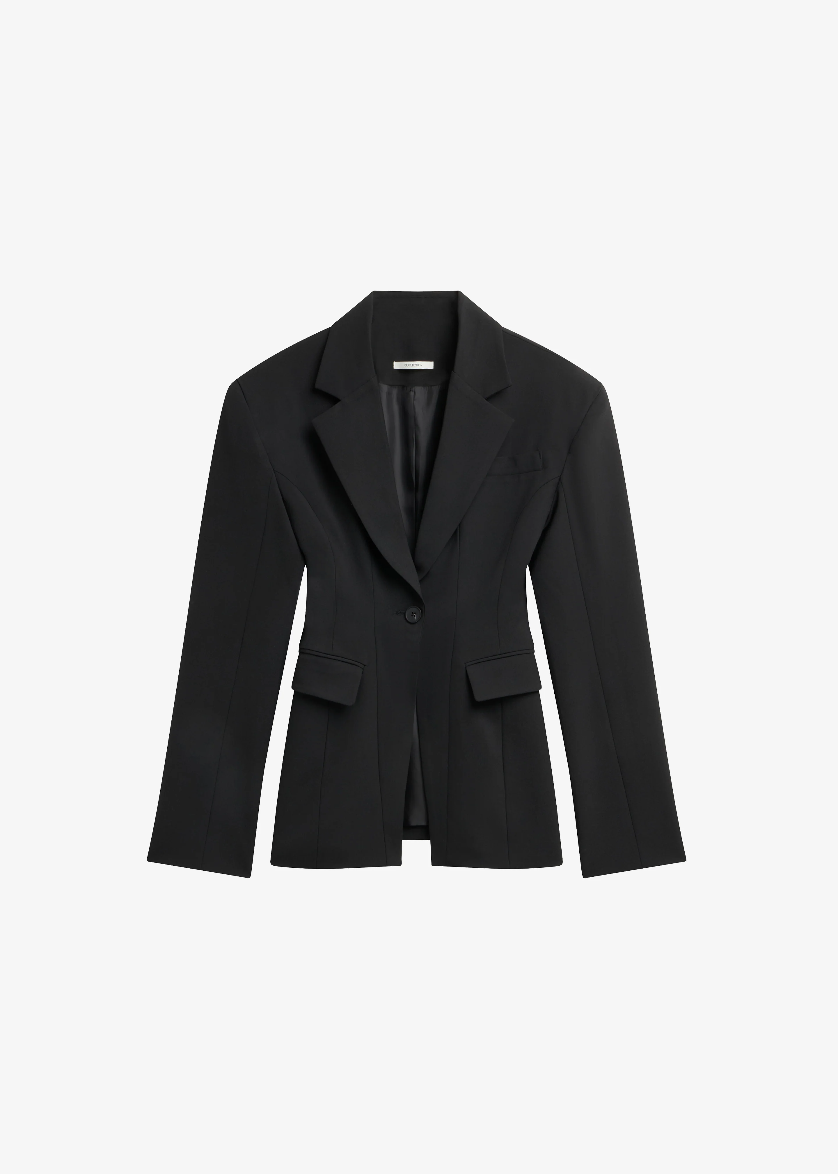 Bianca Hourglass Blazer - Black - Image 6