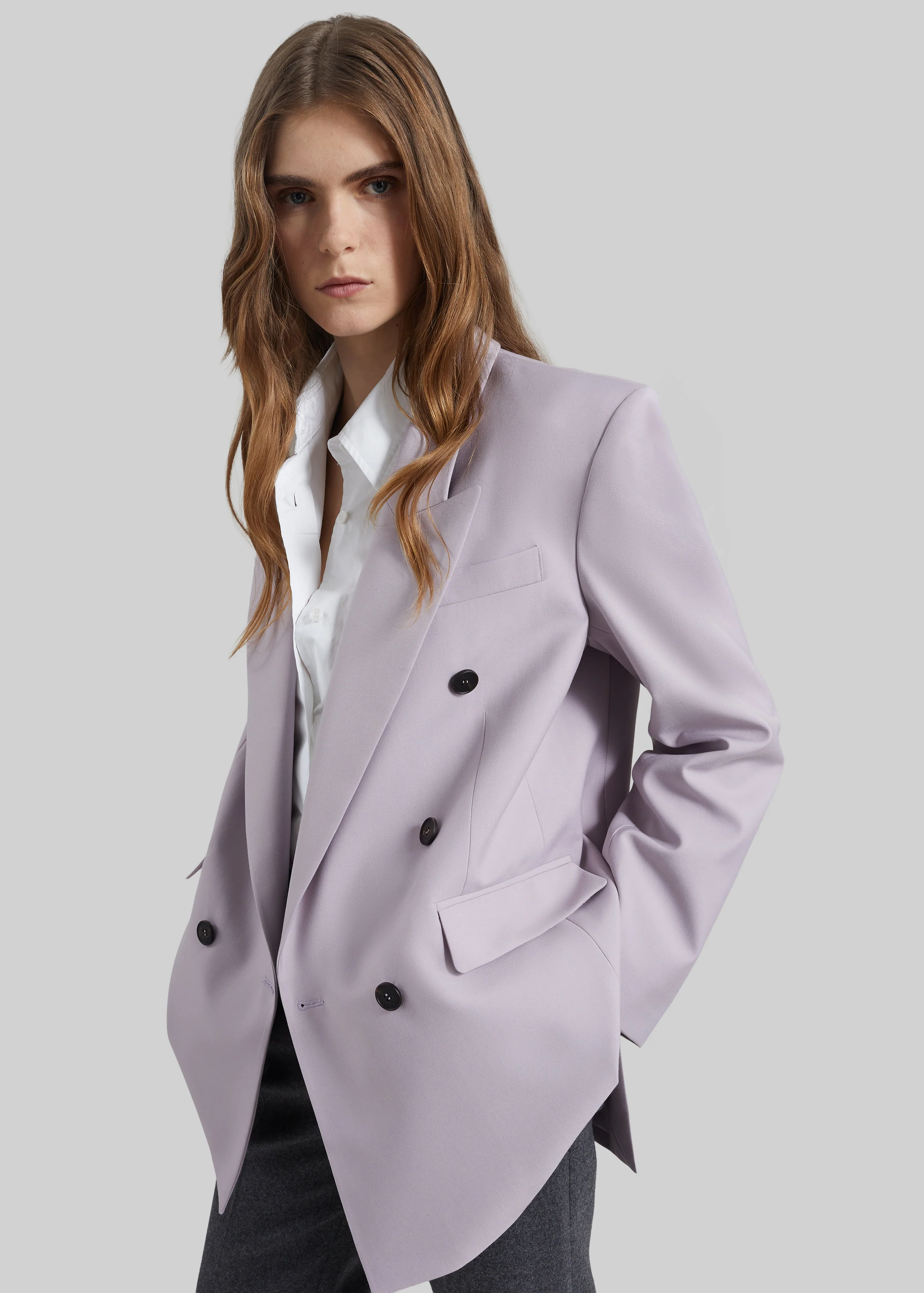 Bielsa Double Breasted Blazer - Lavender - Image 3