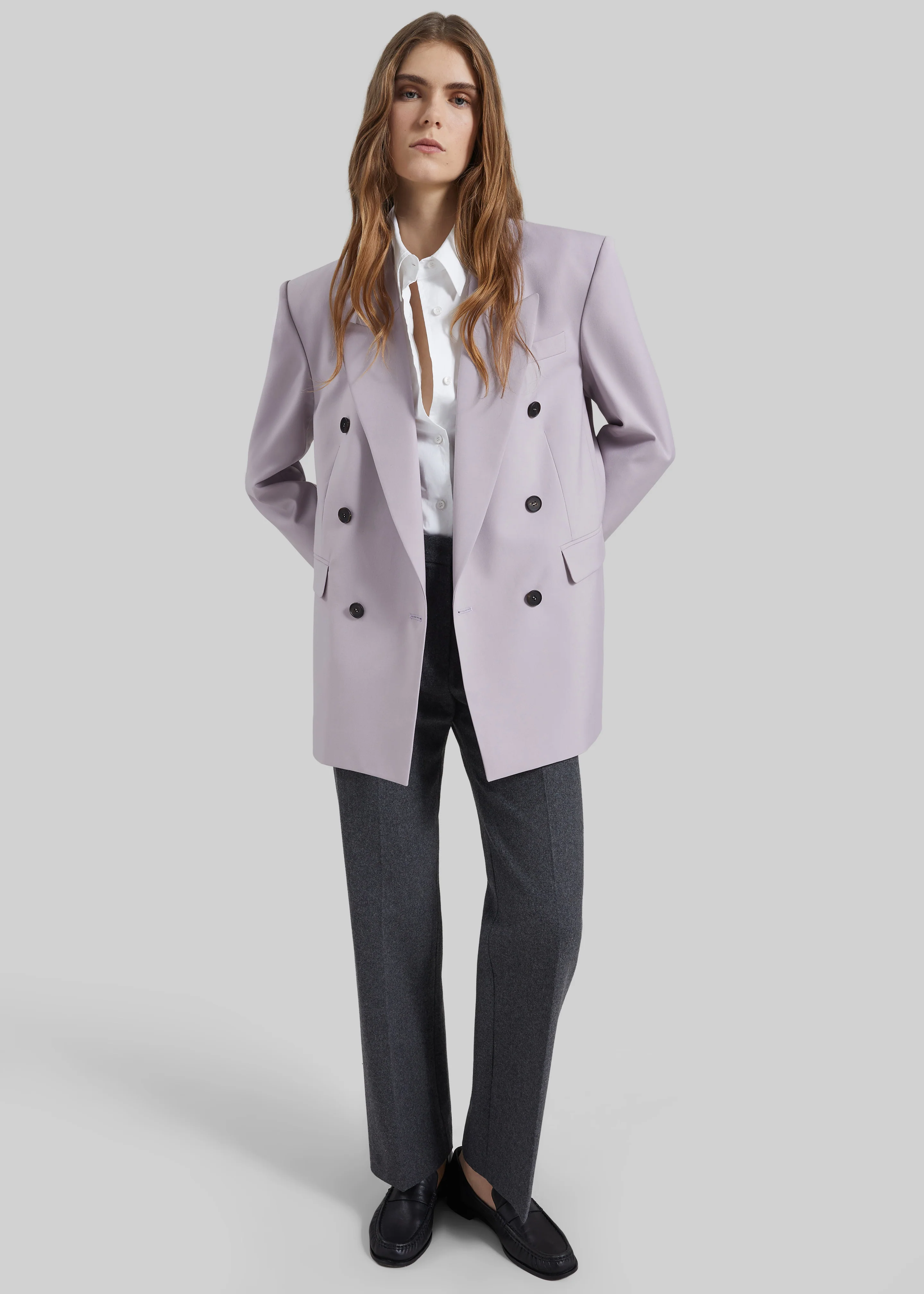 Bielsa Double Breasted Blazer - Lavender - Image 4