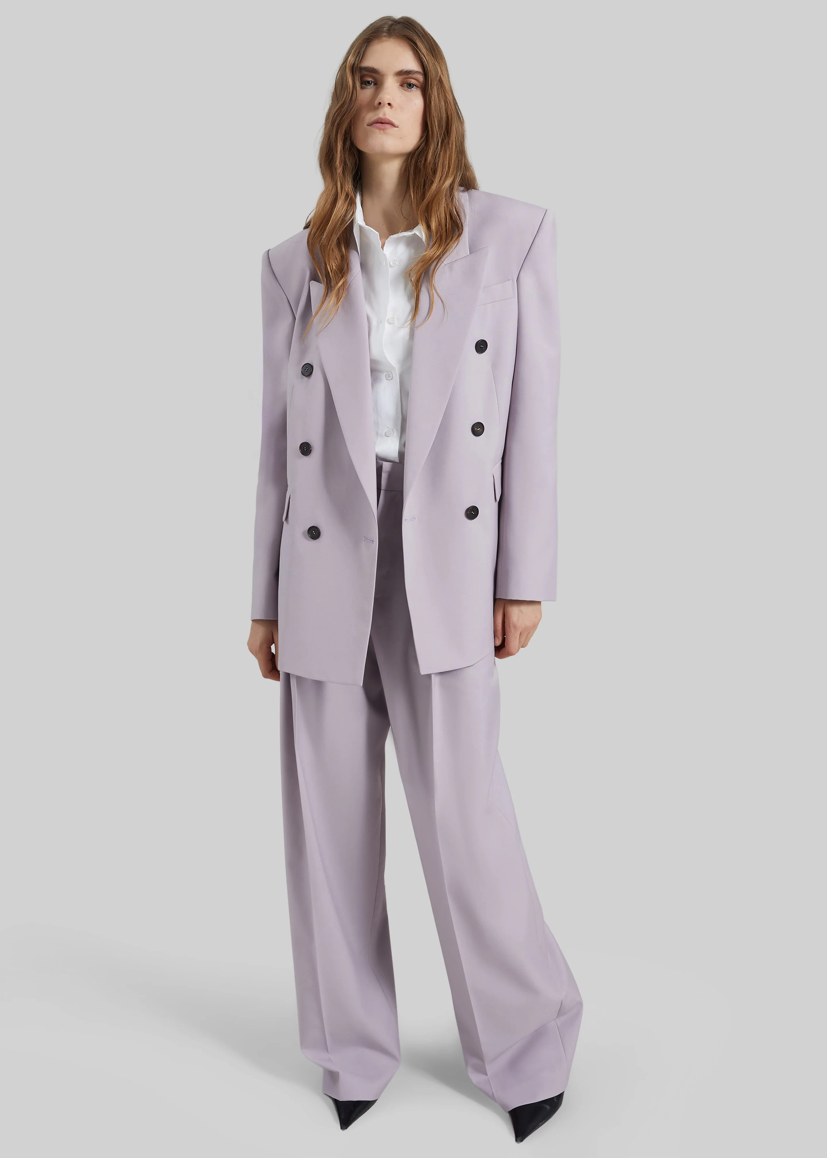 Bielsa Double Breasted Blazer - Lavender - Image 6