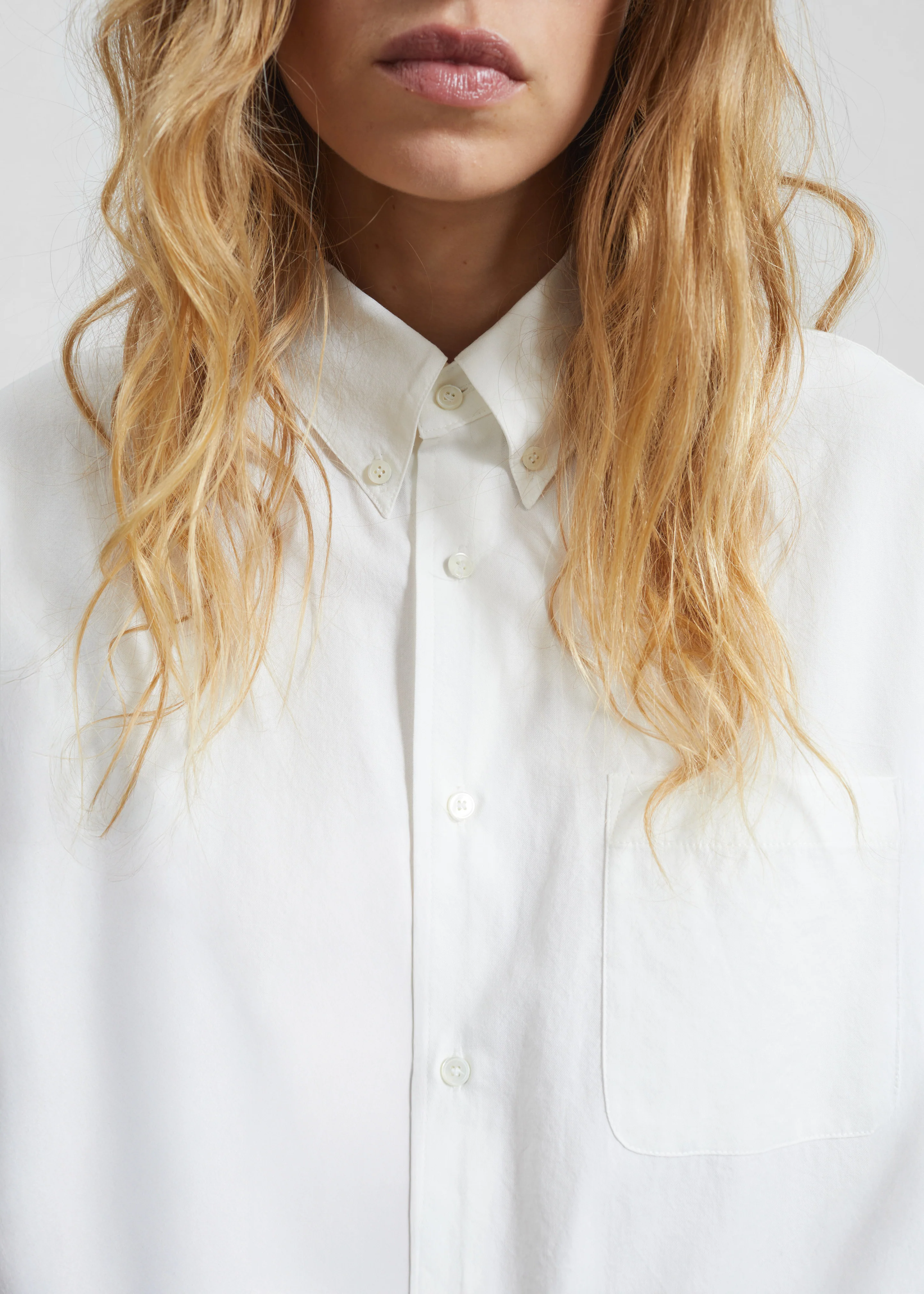 Bijnor Oxford Shirt - White - Image 6