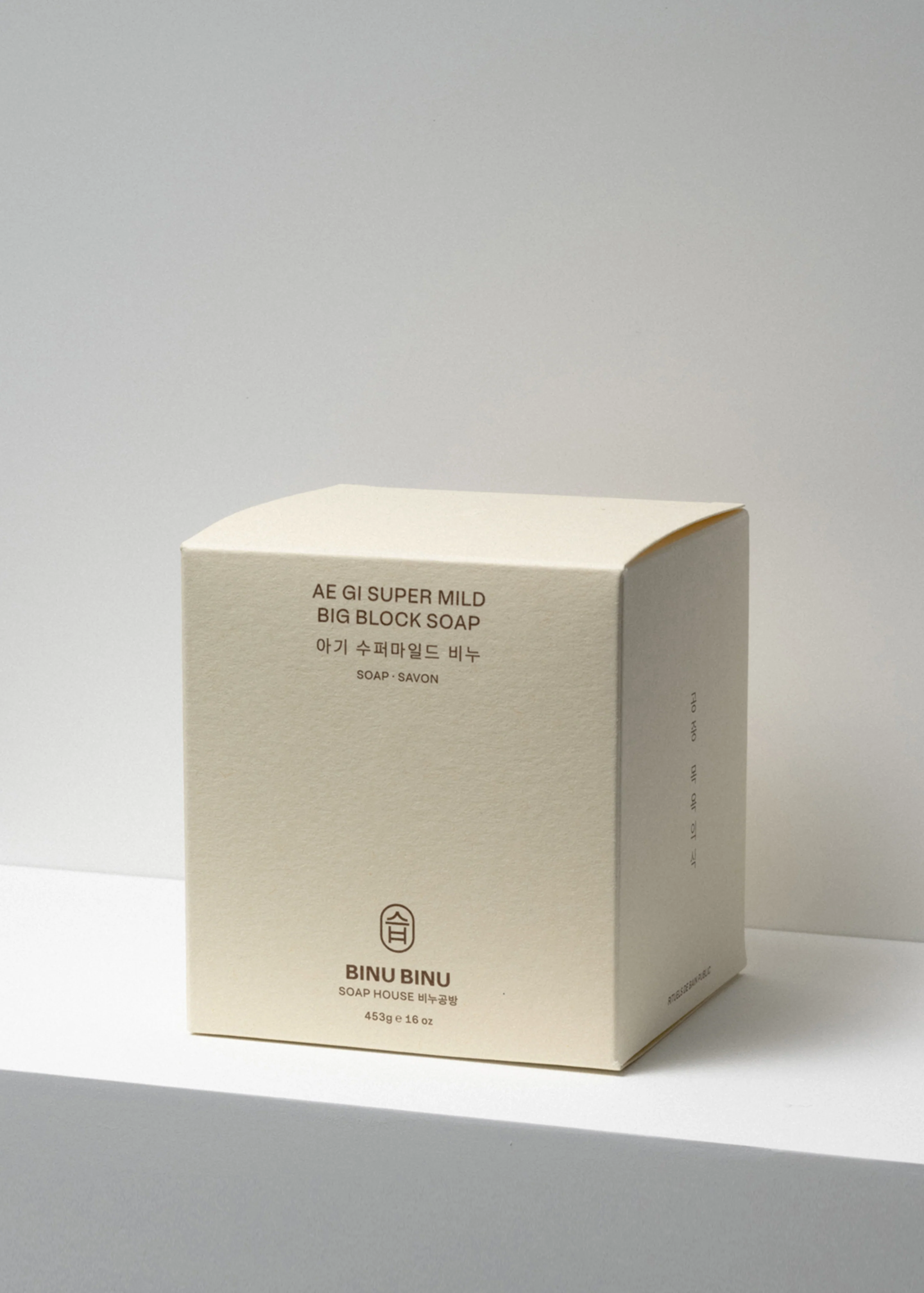 Binu Binu Big Block Soap - Ae Gi Super Mild - Image 4