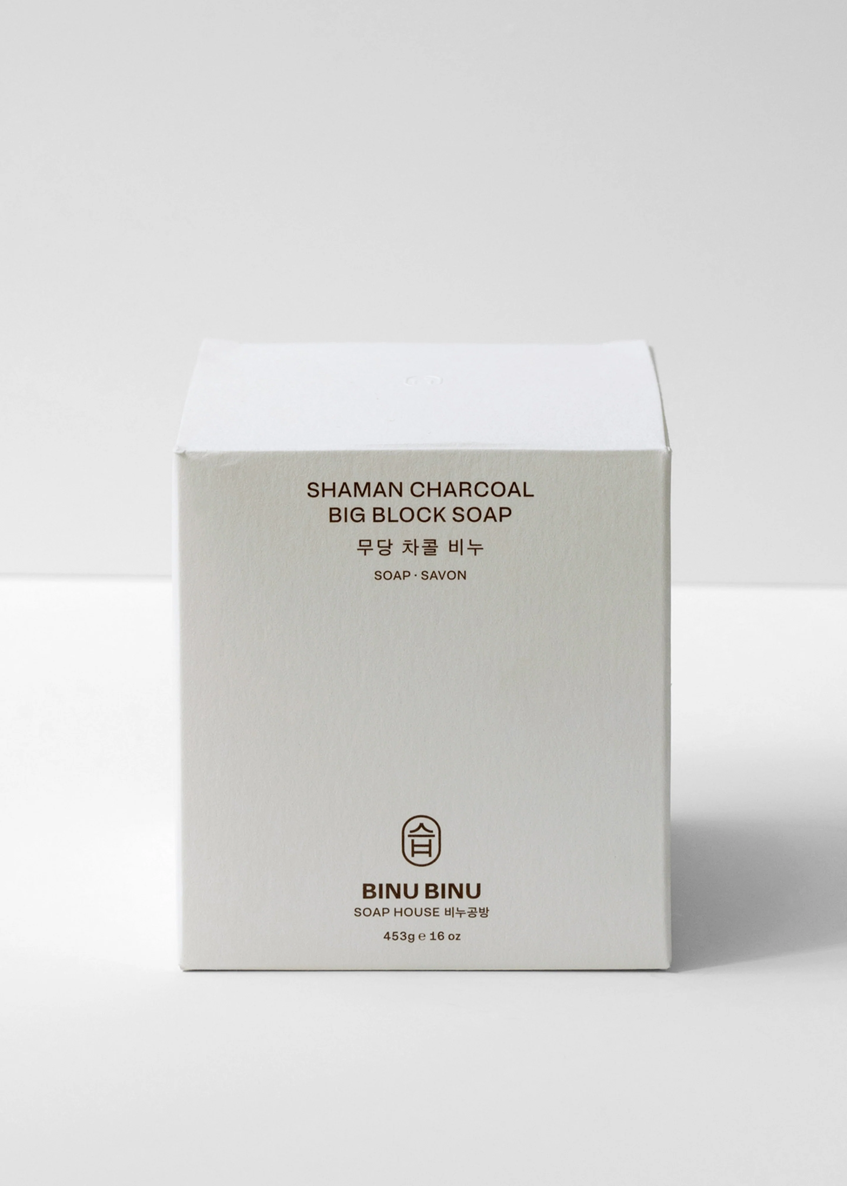 Binu Binu Big Block Soap - Shaman Charcoal - Image 2