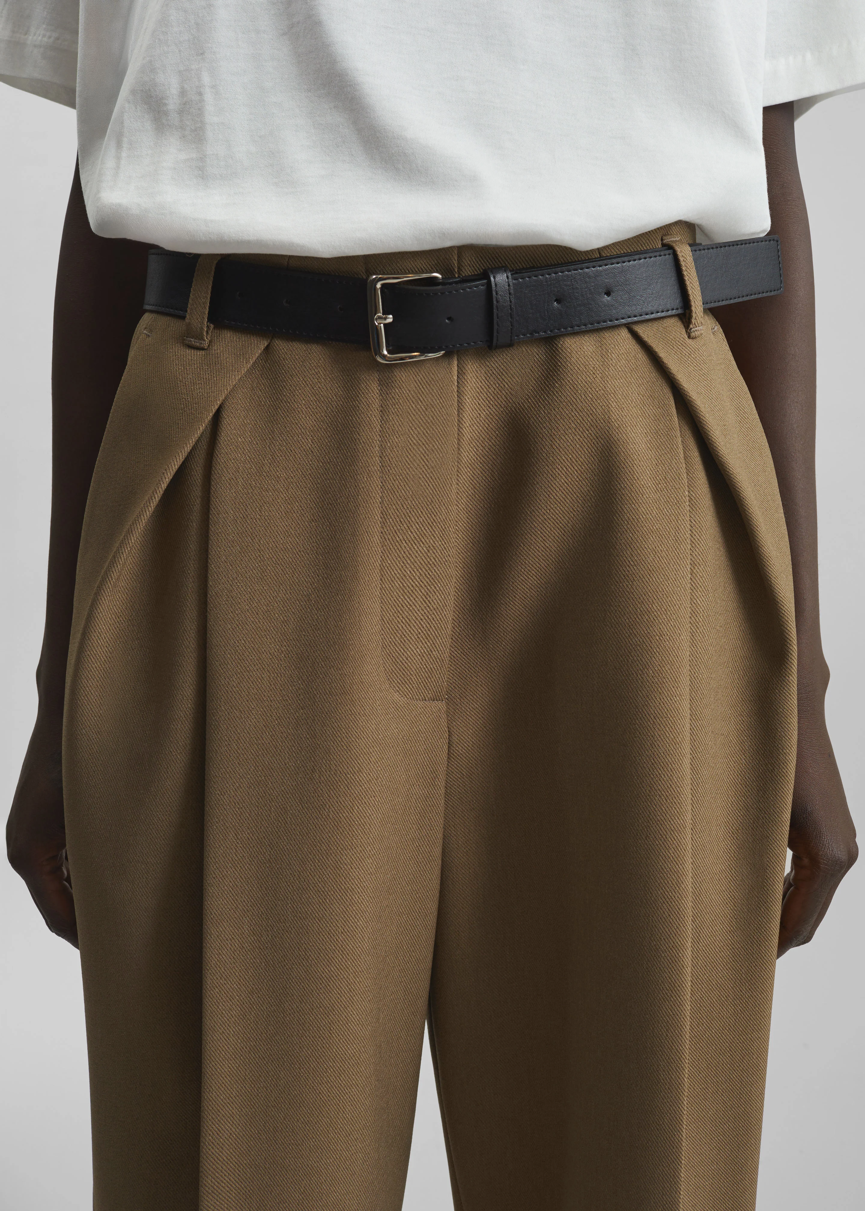 Blerick Belted Trousers - Camel - Image 4