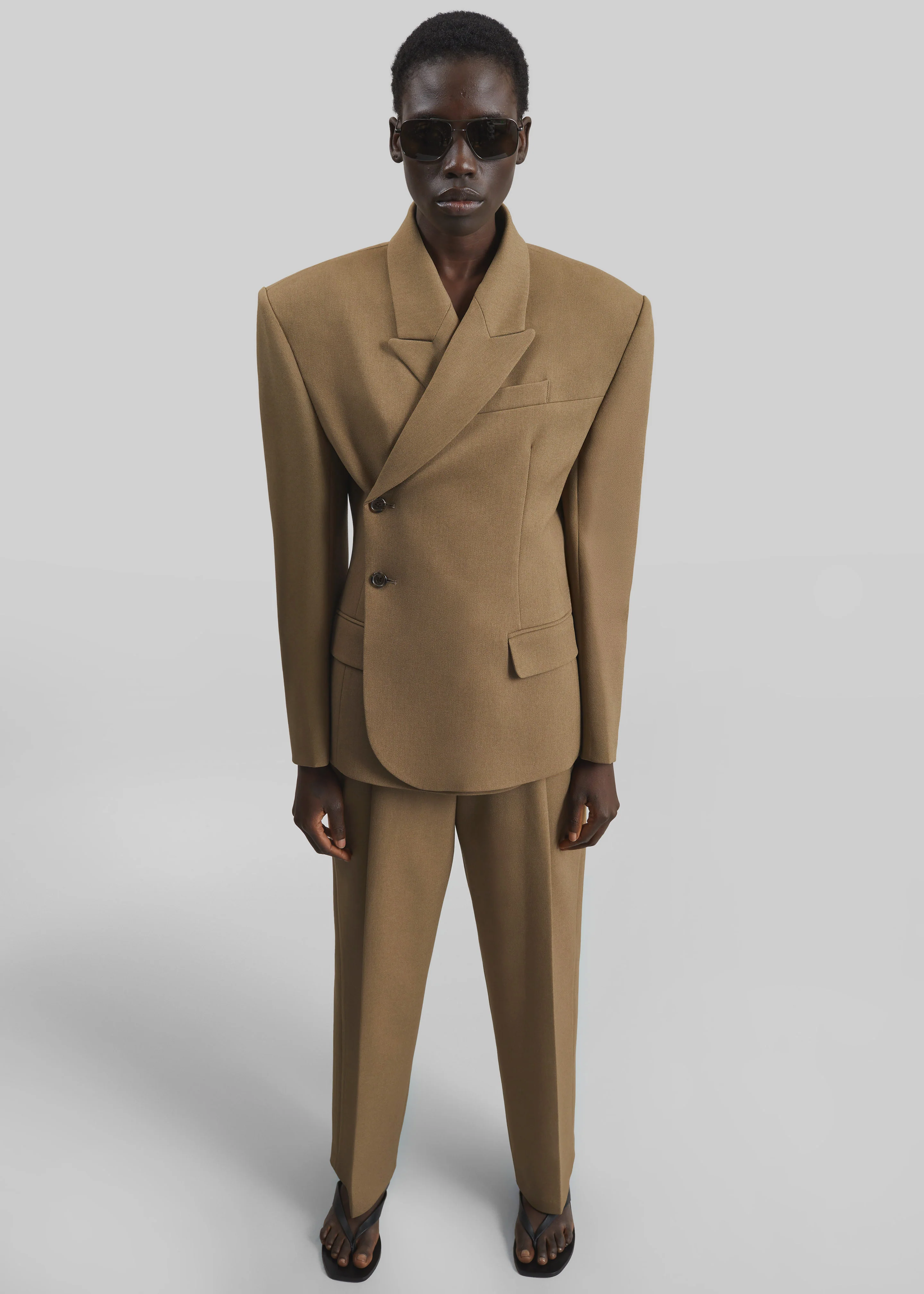 Blerick Crossover Blazer - Camel - Image 9