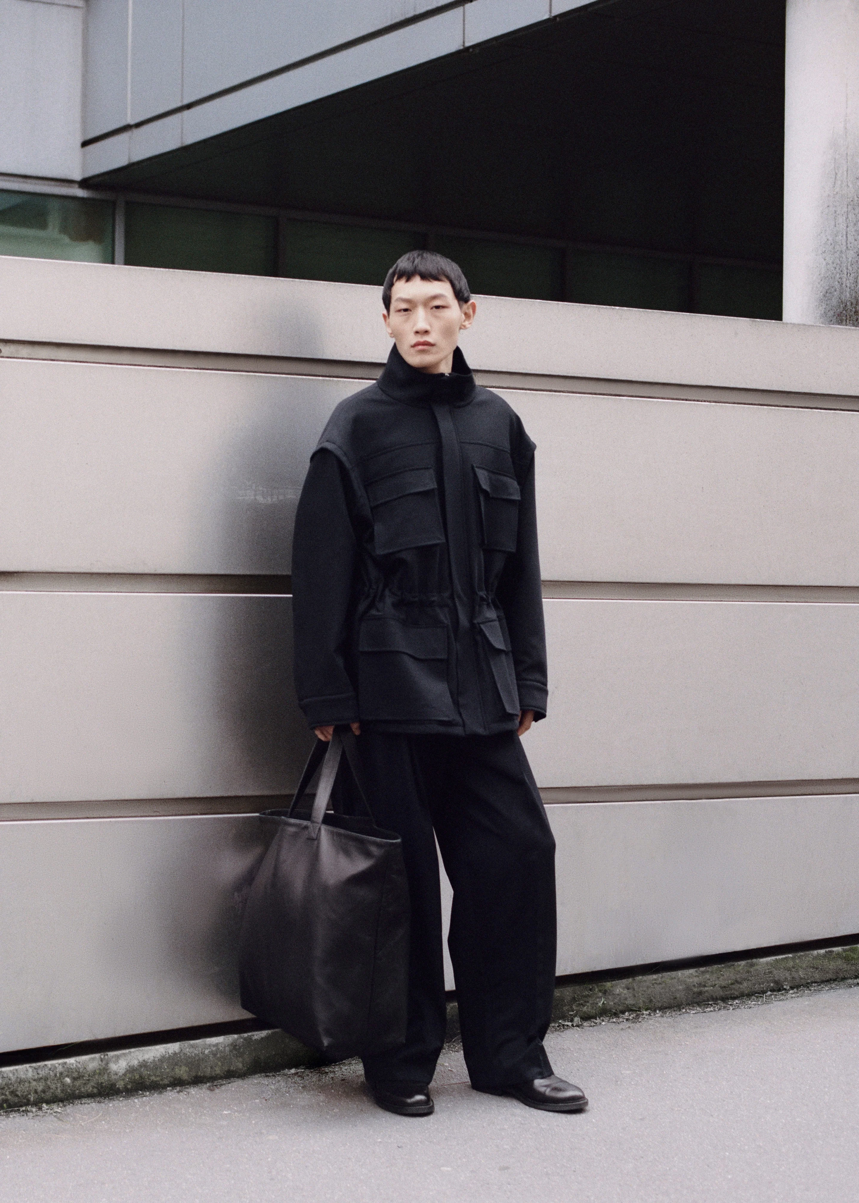 Brannon Cargo Jacket - Navy - Image 7