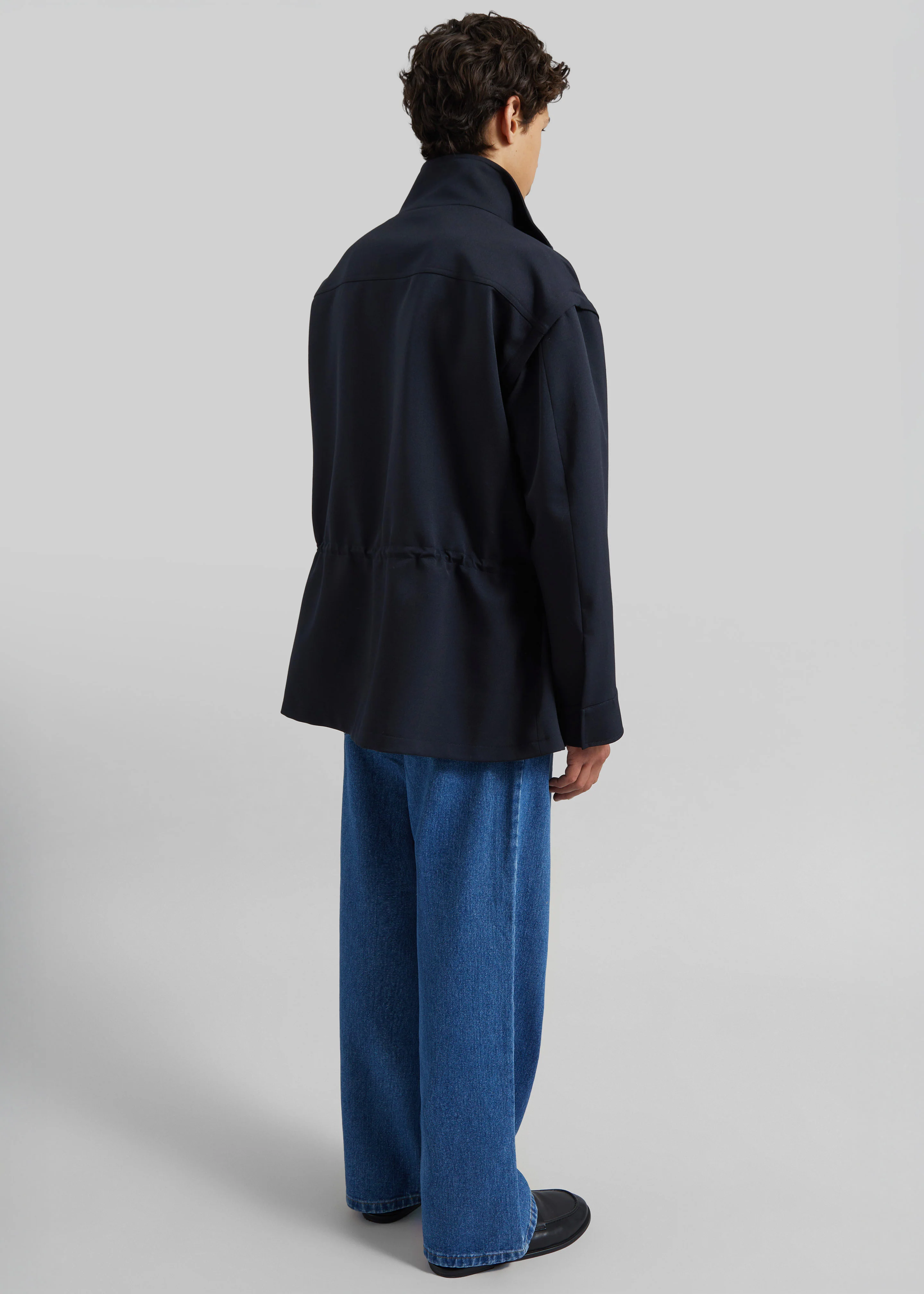 Brannon Cargo Jacket - Navy - Image 9