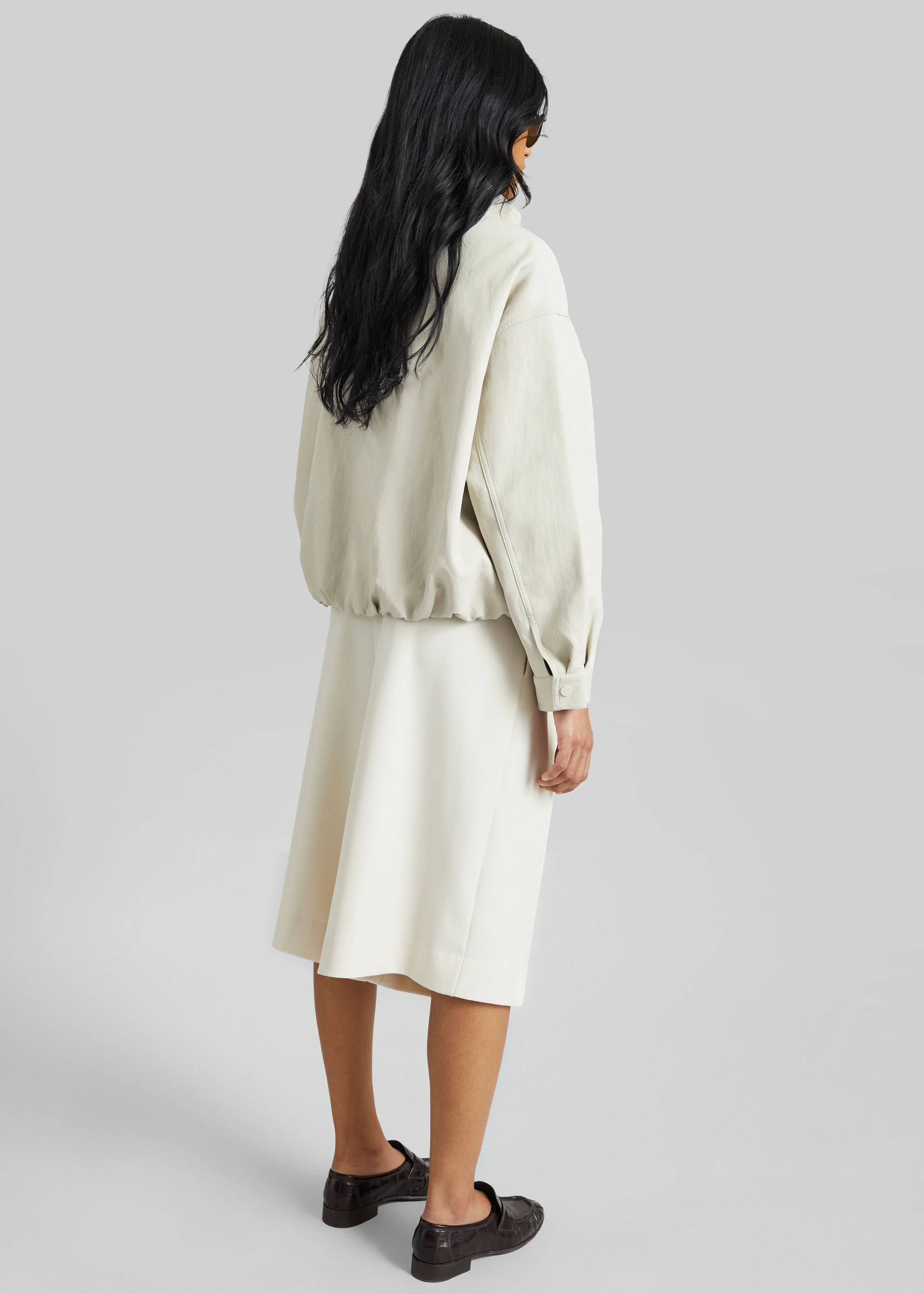 Brasov Bubble-Hem Jacket - Light Beige - Image 7