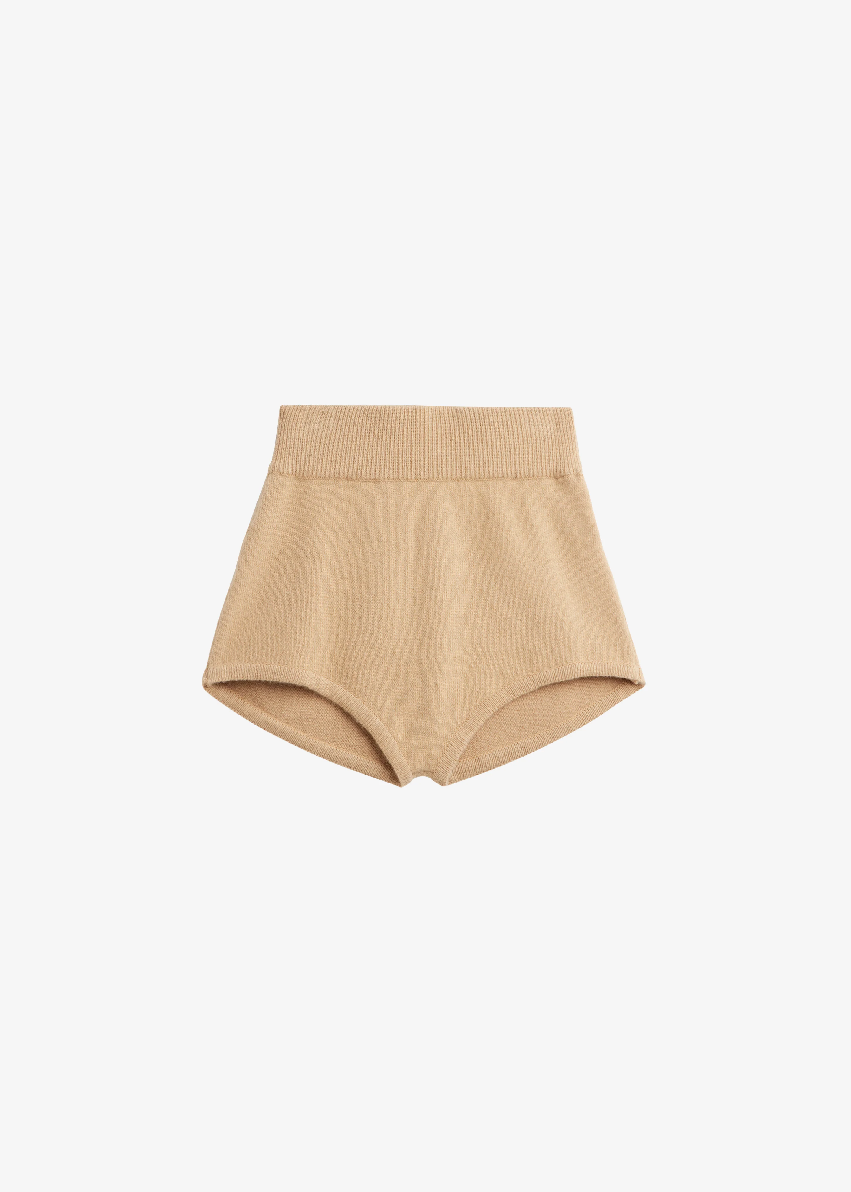 Bresica Knit Hot Pants - Camel - Image 8